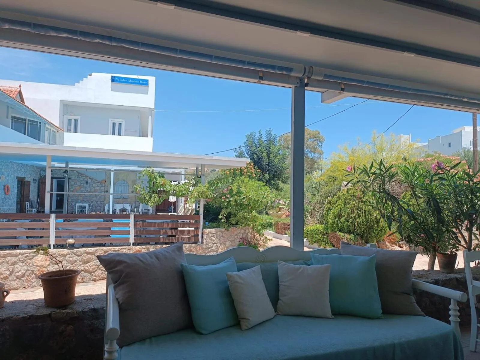 Lounge or bar in Naiades Almiros Hotel