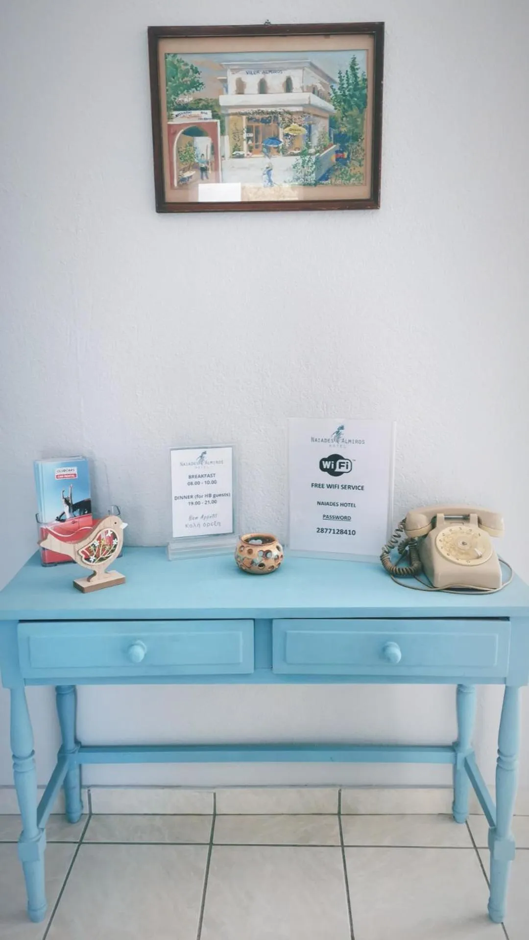 Lobby or reception in Naiades Almiros Hotel