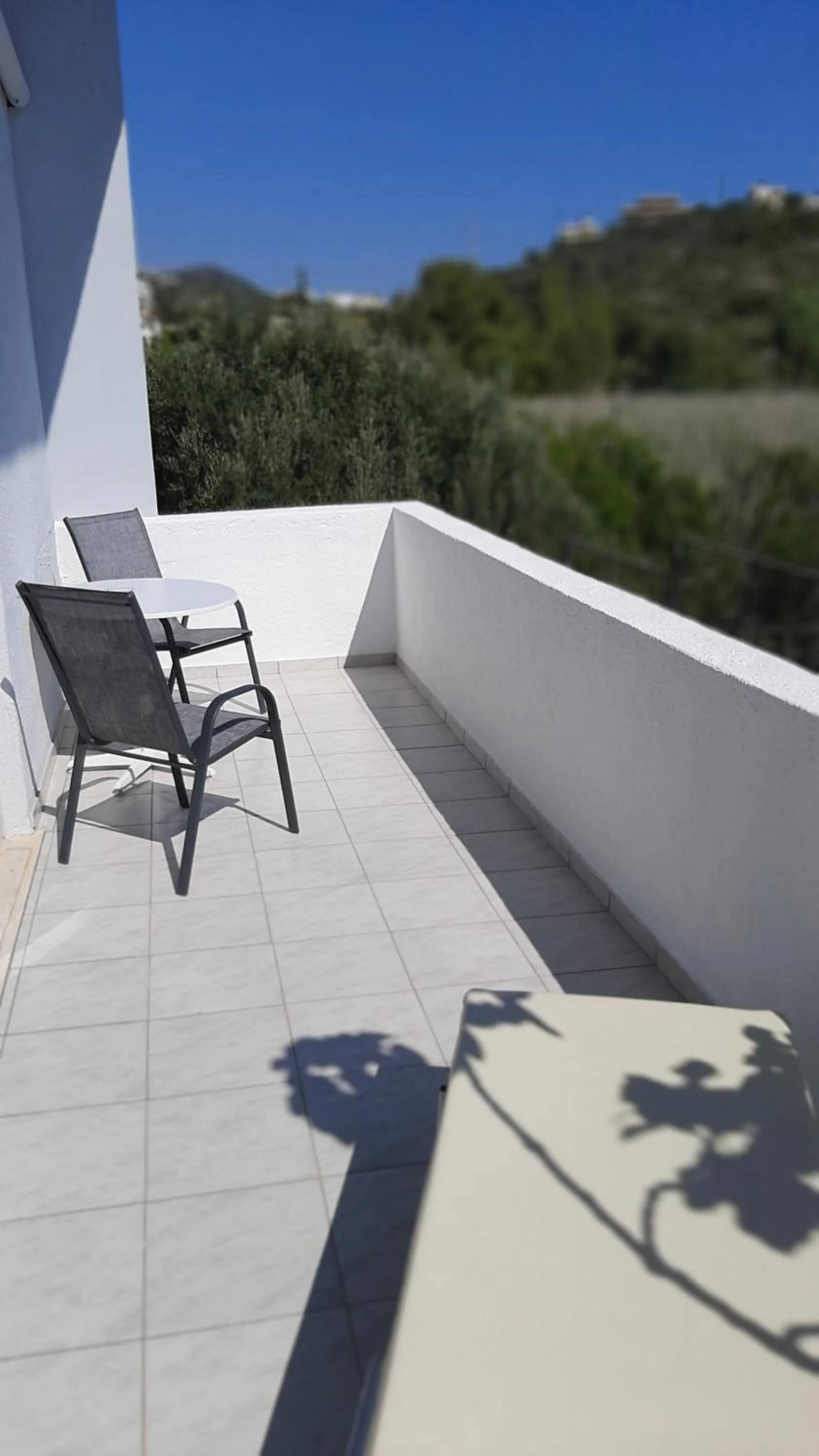 Balcony/Terrace in Naiades Almiros Hotel