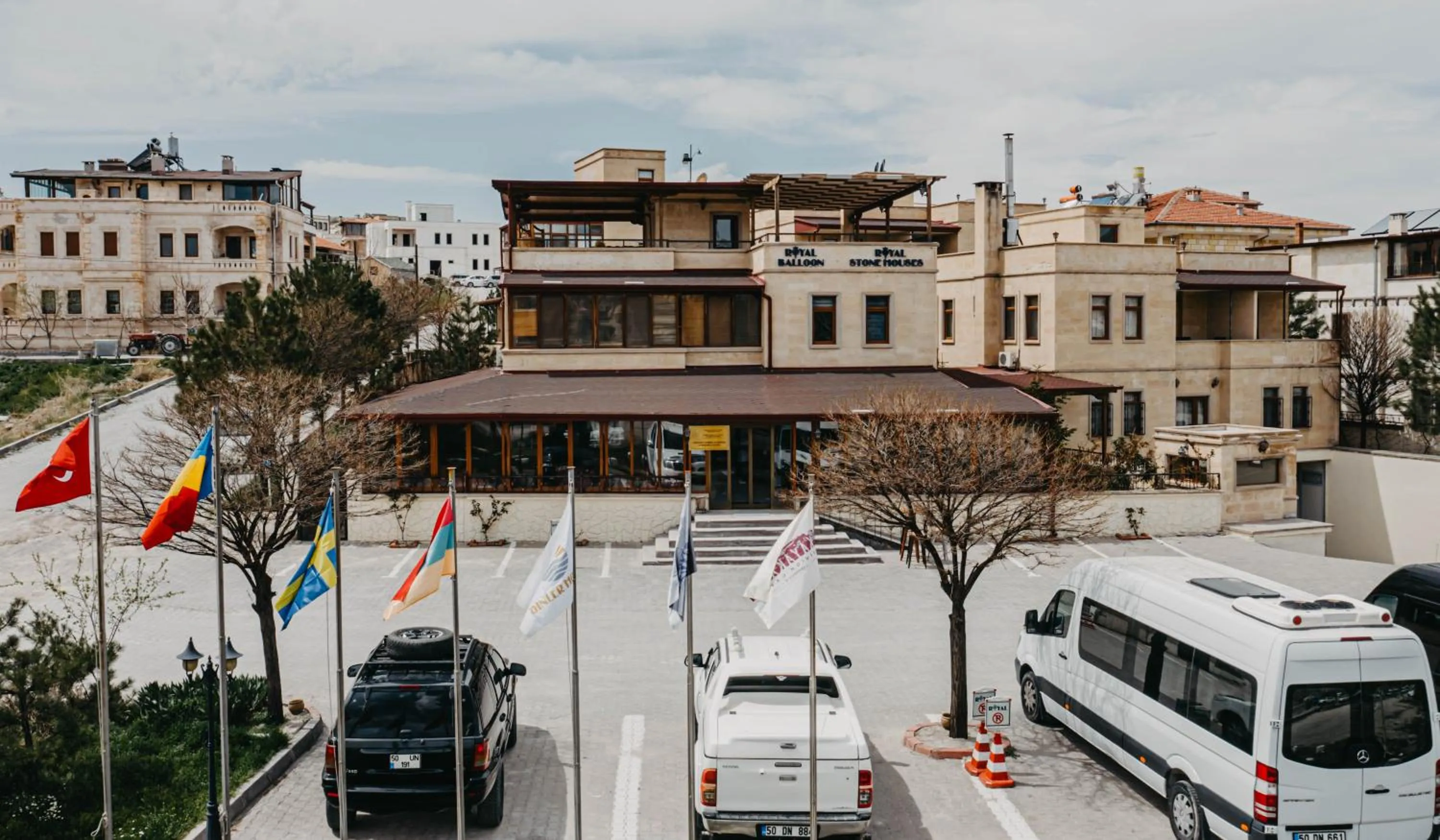 Facade/entrance in Royal Stone Houses - Goreme