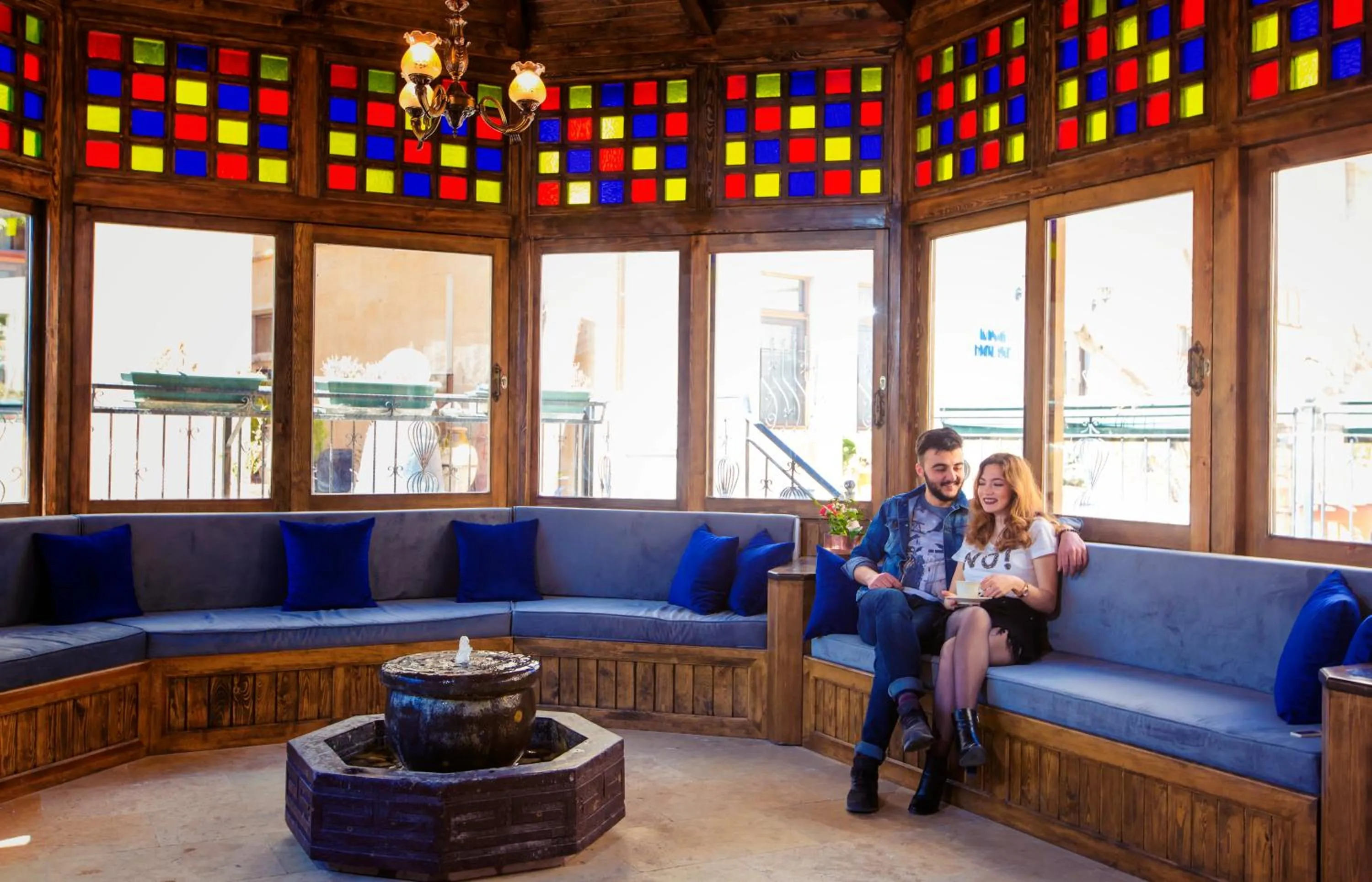 Lounge or bar in Royal Stone Houses - Goreme