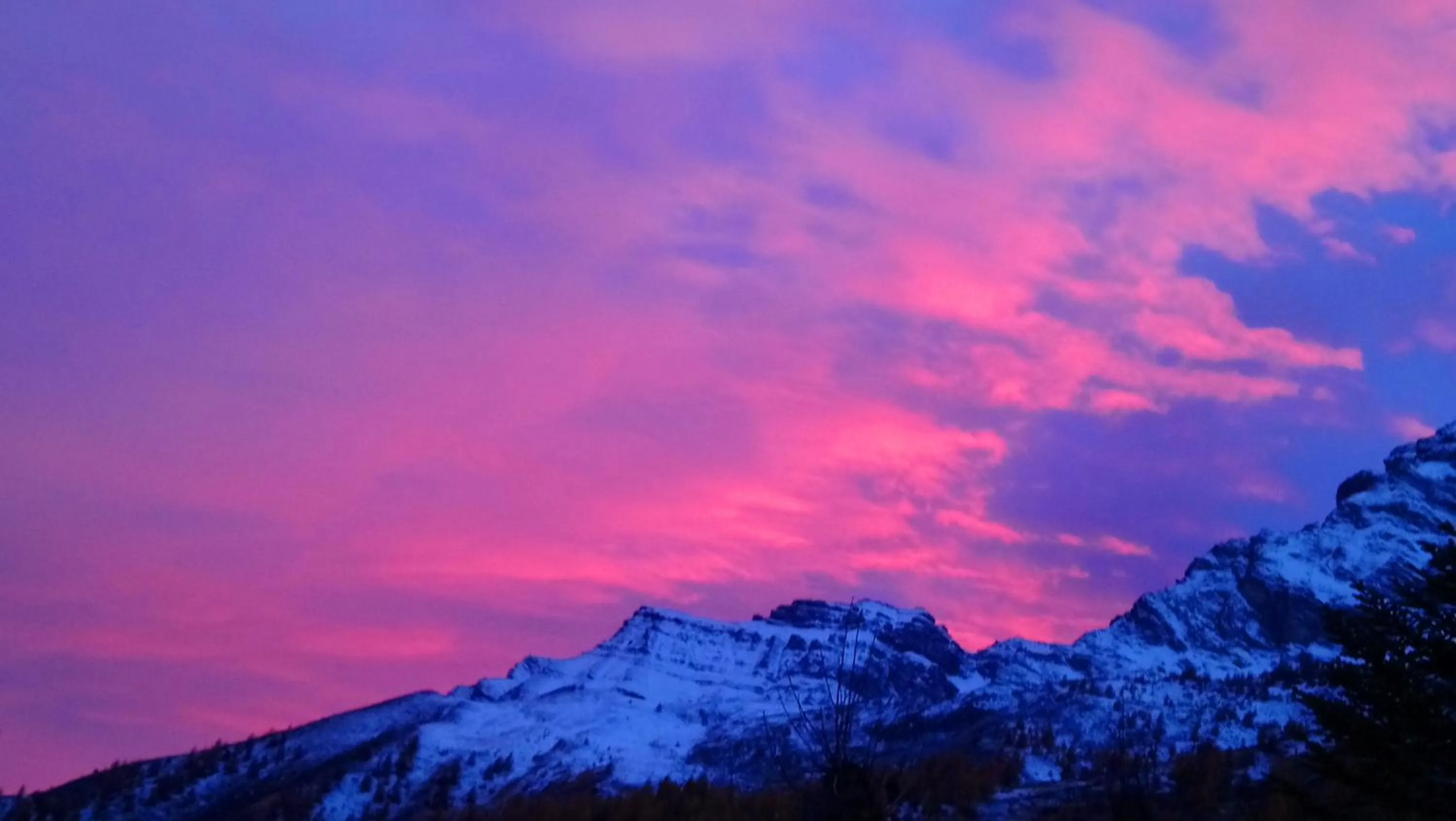 Sunset in Les marmottes d Estenc