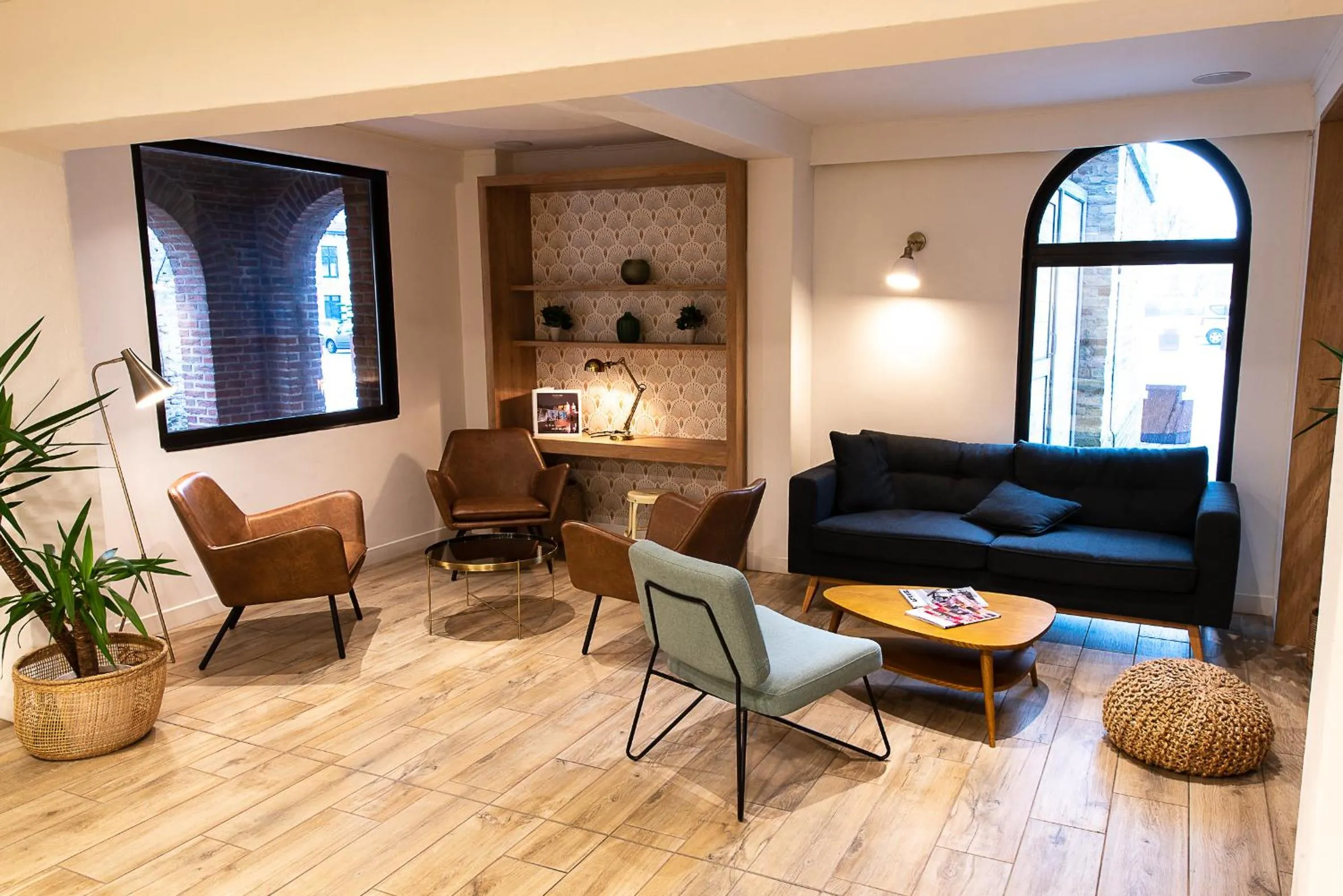 Lounge or bar in Hôtel du Beffroi Gravelines Dunkerque