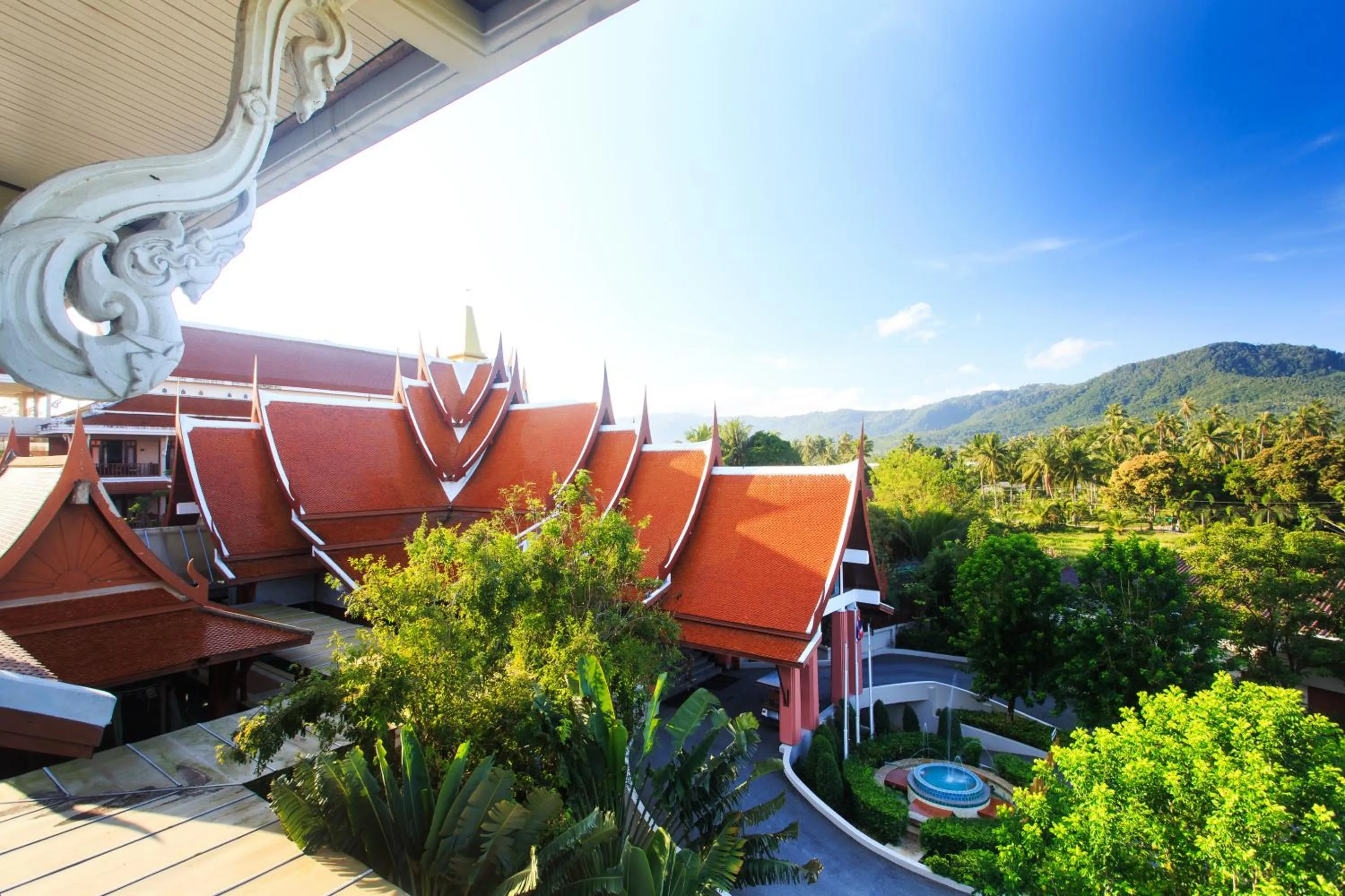Bird's eye view in Samui Buri Beach Resort