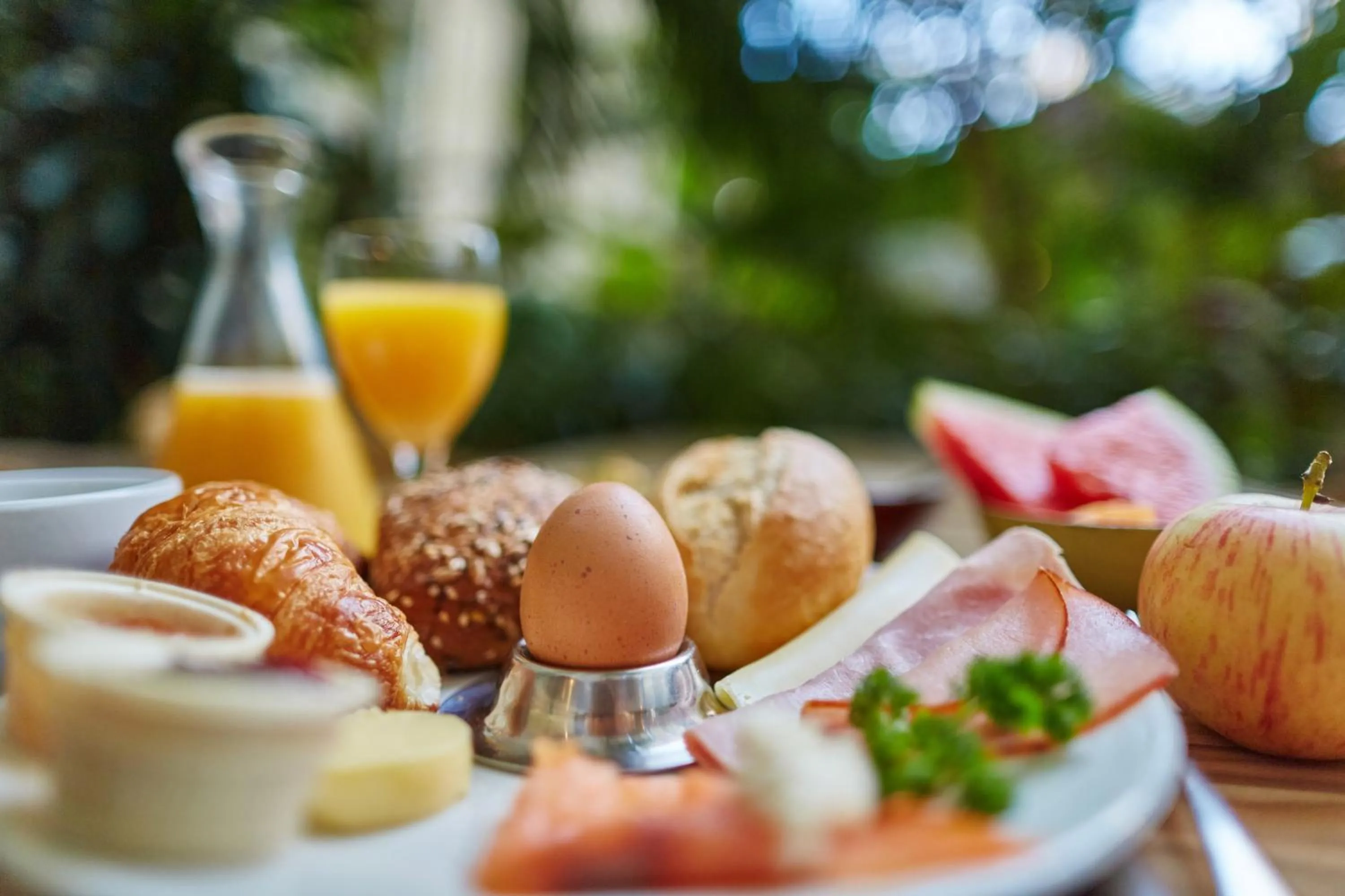 Breakfast in Tropical Islands