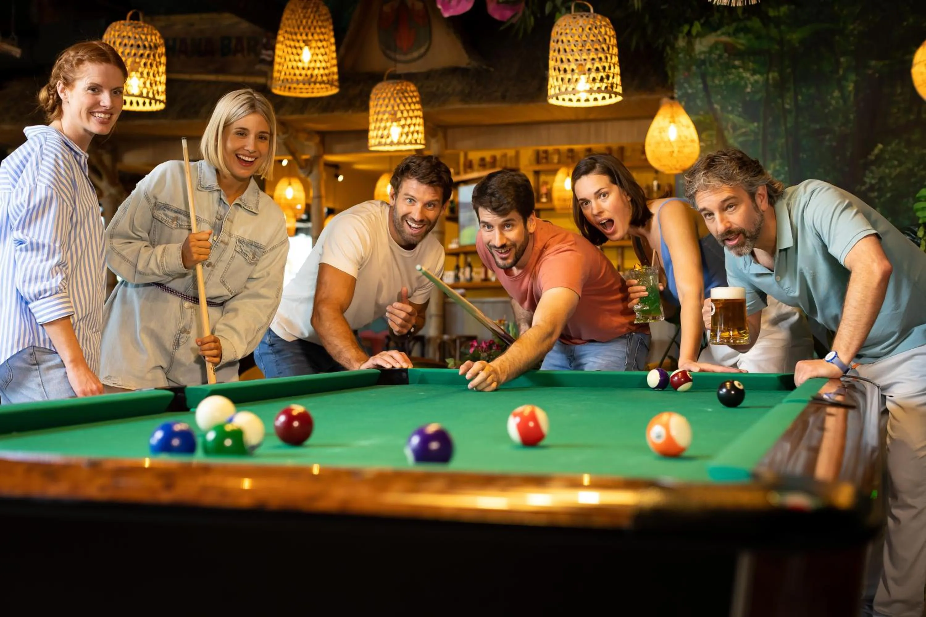 Billiard in Tropical Islands