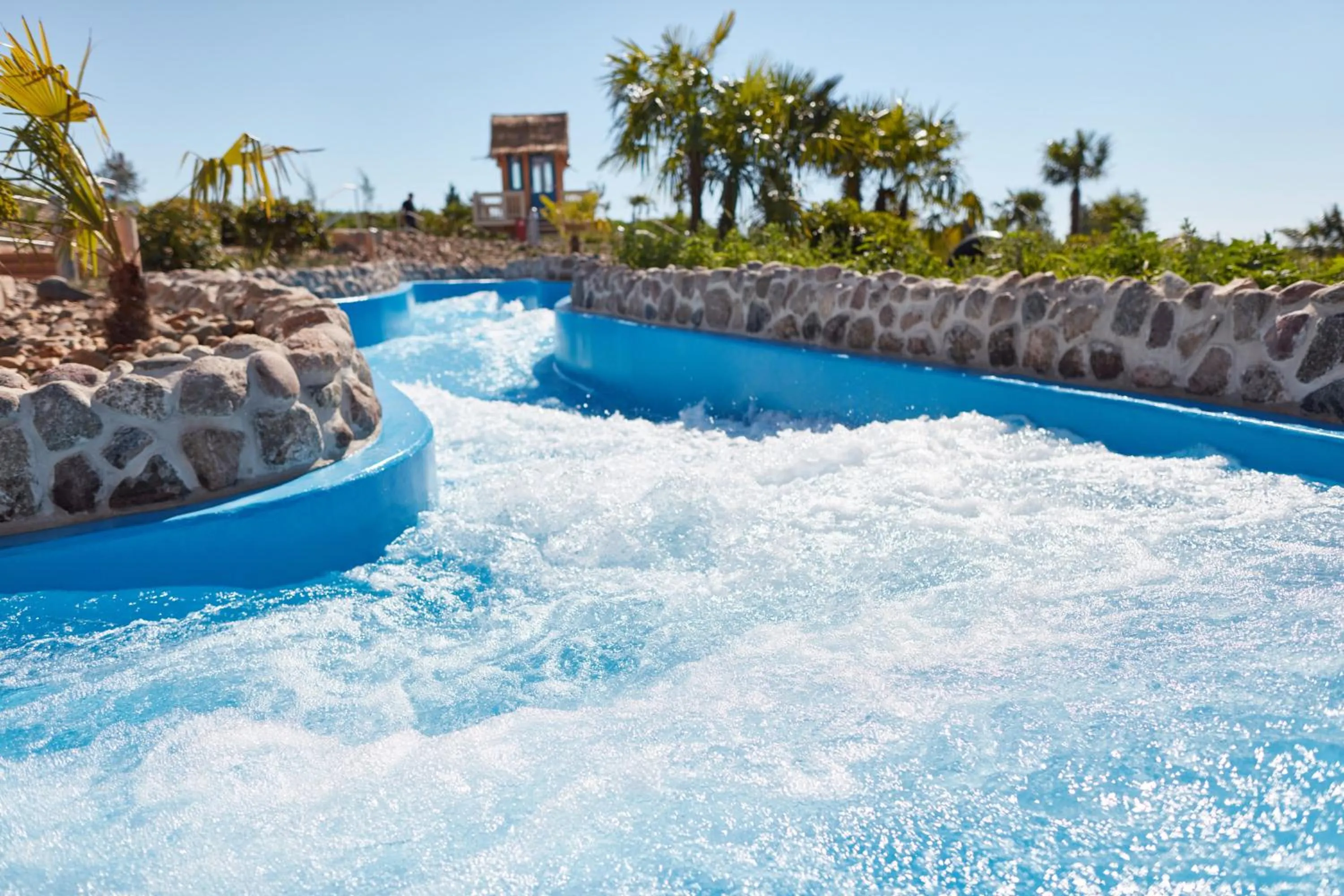 Aqua park in Tropical Islands