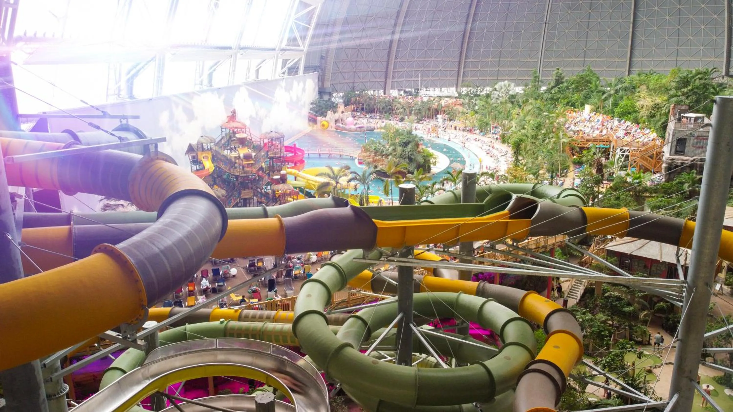 Aqua park in Tropical Islands