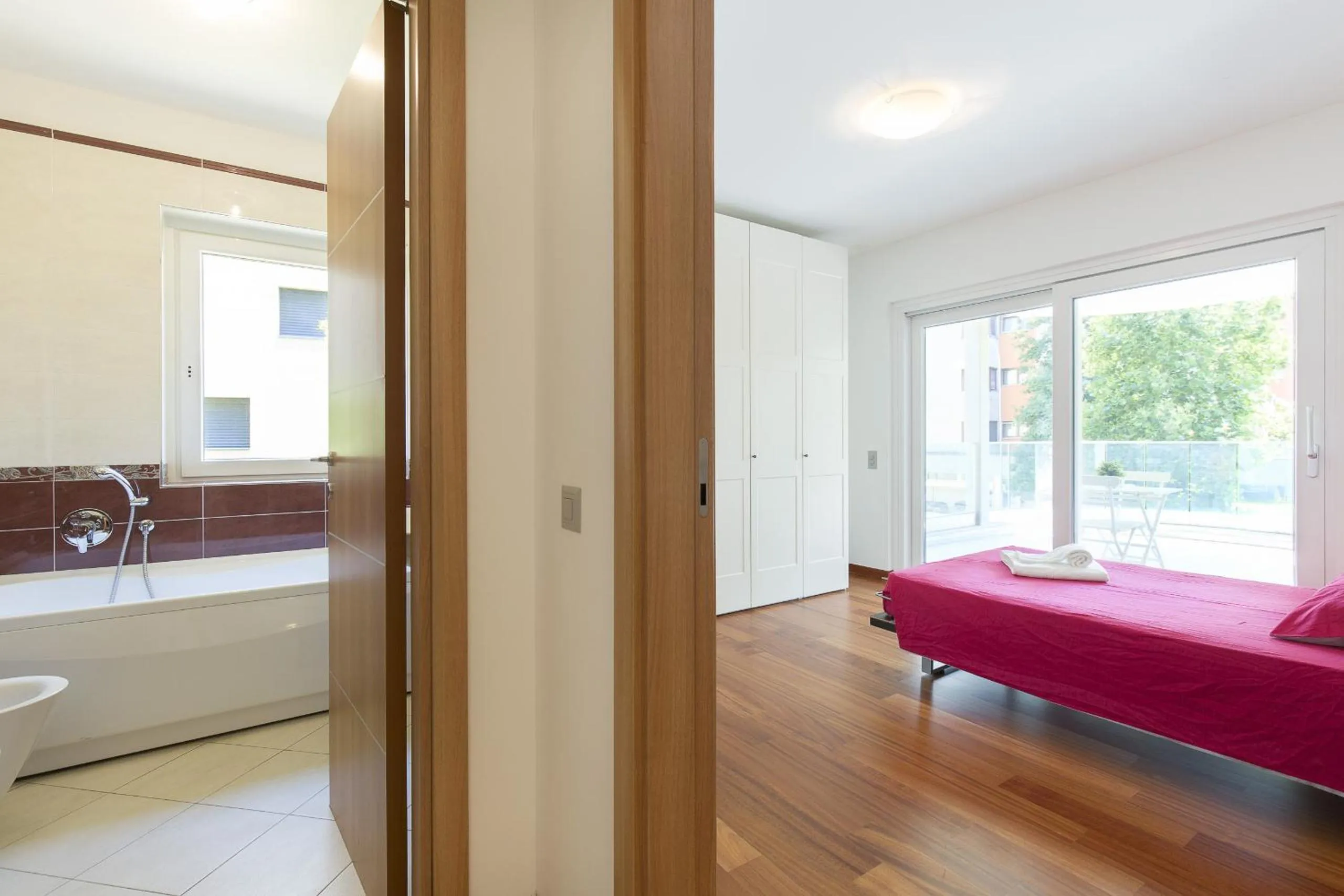 Bathroom, Bed in Prestige Apartments by Quokka 360 - spacious flats with terraces
