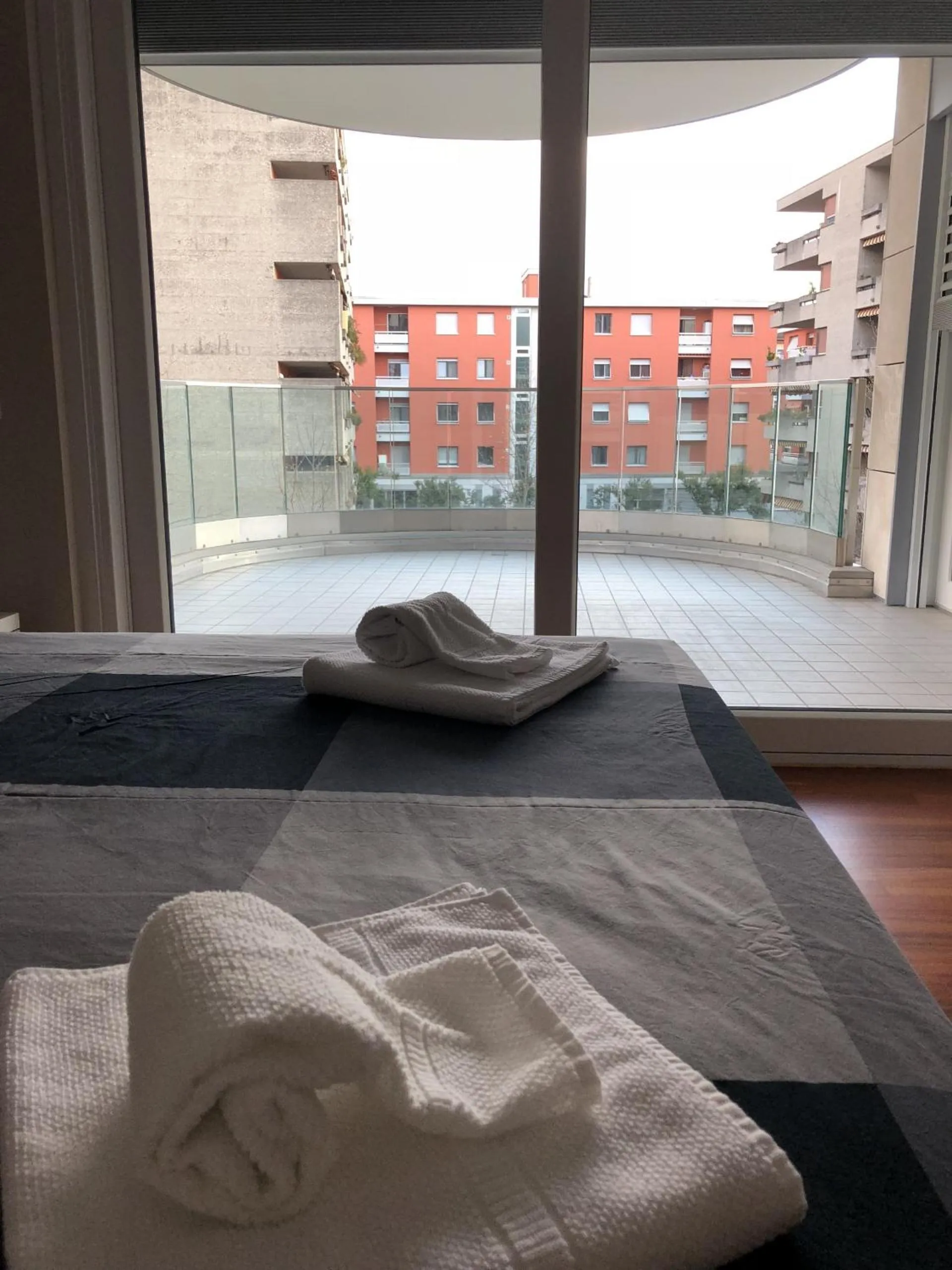 Balcony/Terrace, Bed in Prestige Apartments by Quokka 360 - spacious flats with terraces