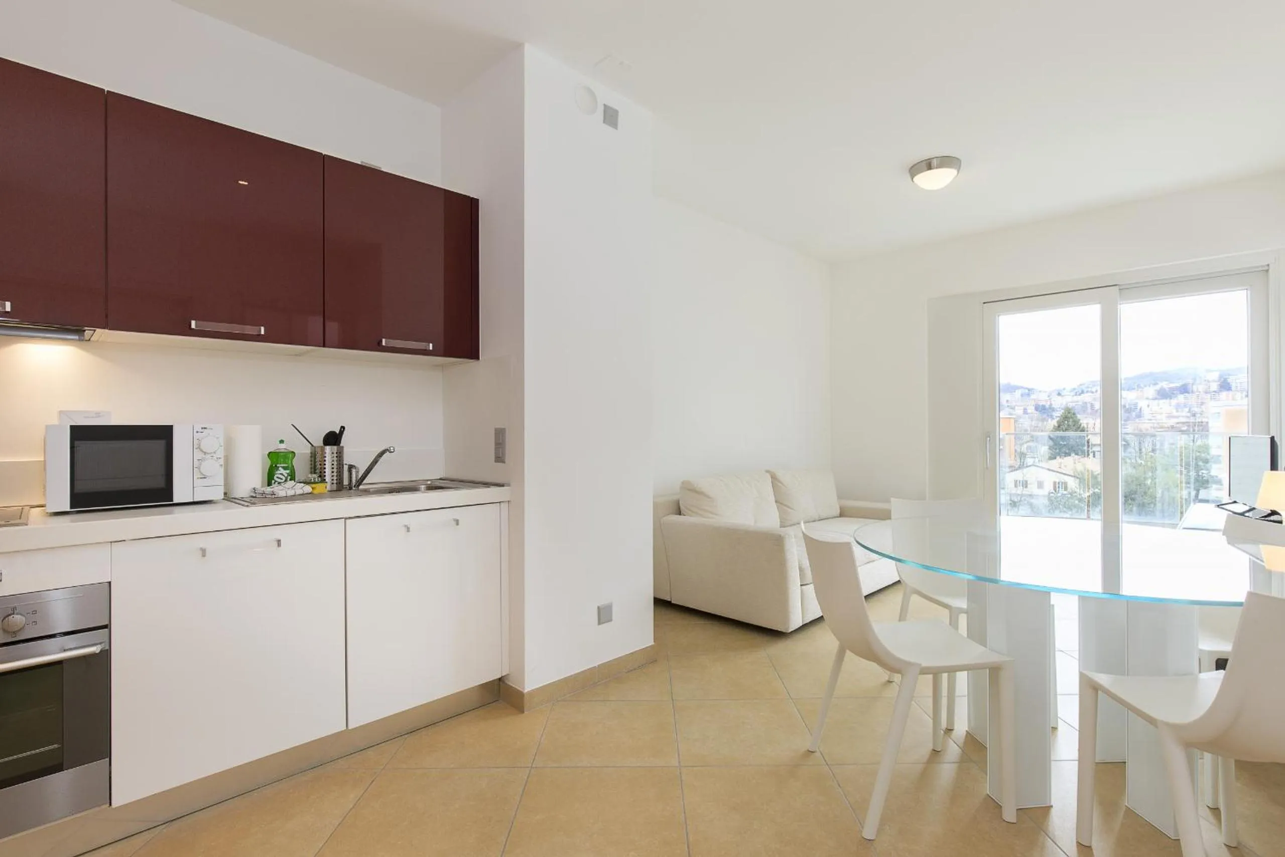 Kitchen or kitchenette in Prestige Apartments by Quokka 360 - spacious flats with terraces