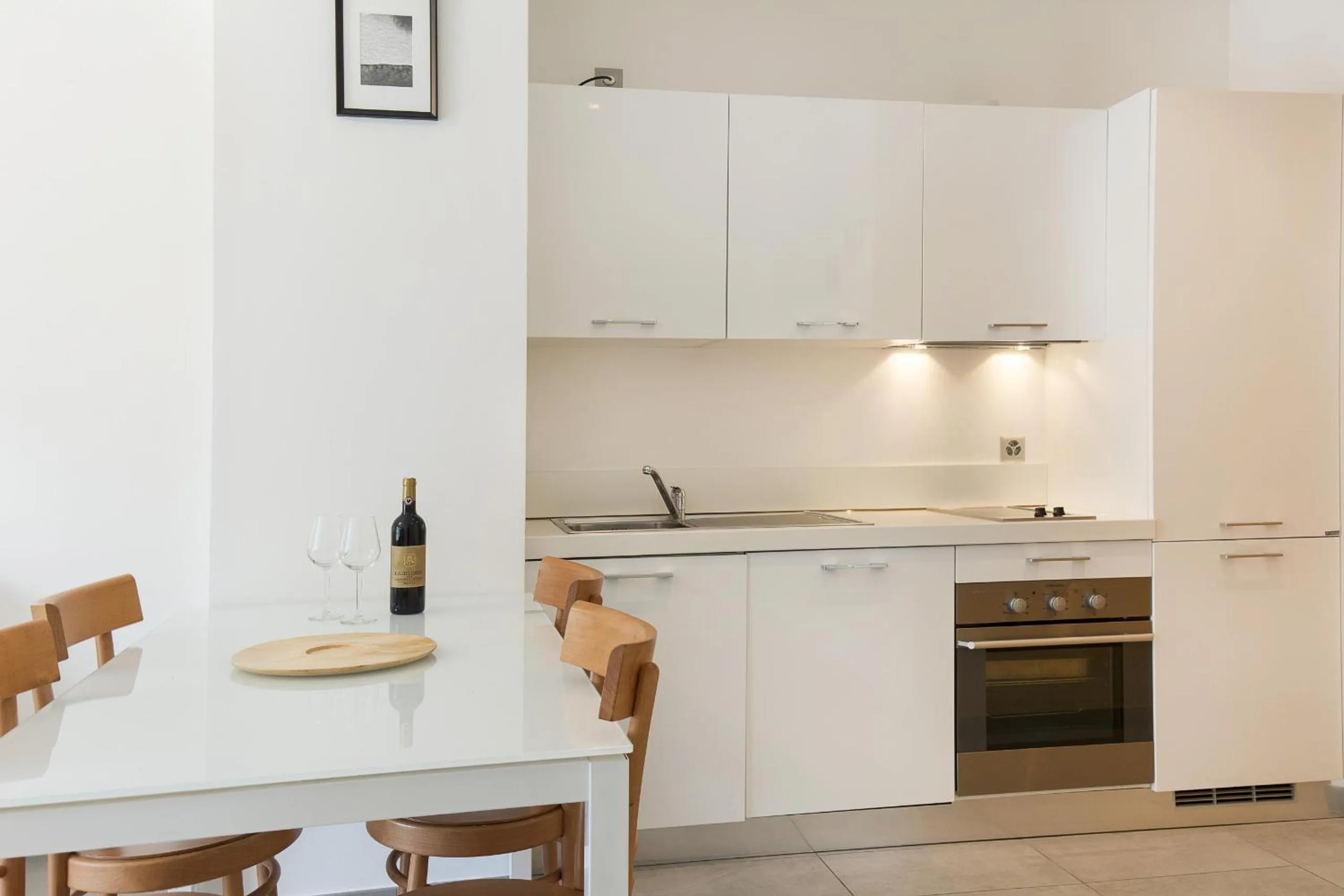 Kitchen or kitchenette in Prestige Apartments by Quokka 360 - spacious flats with terraces