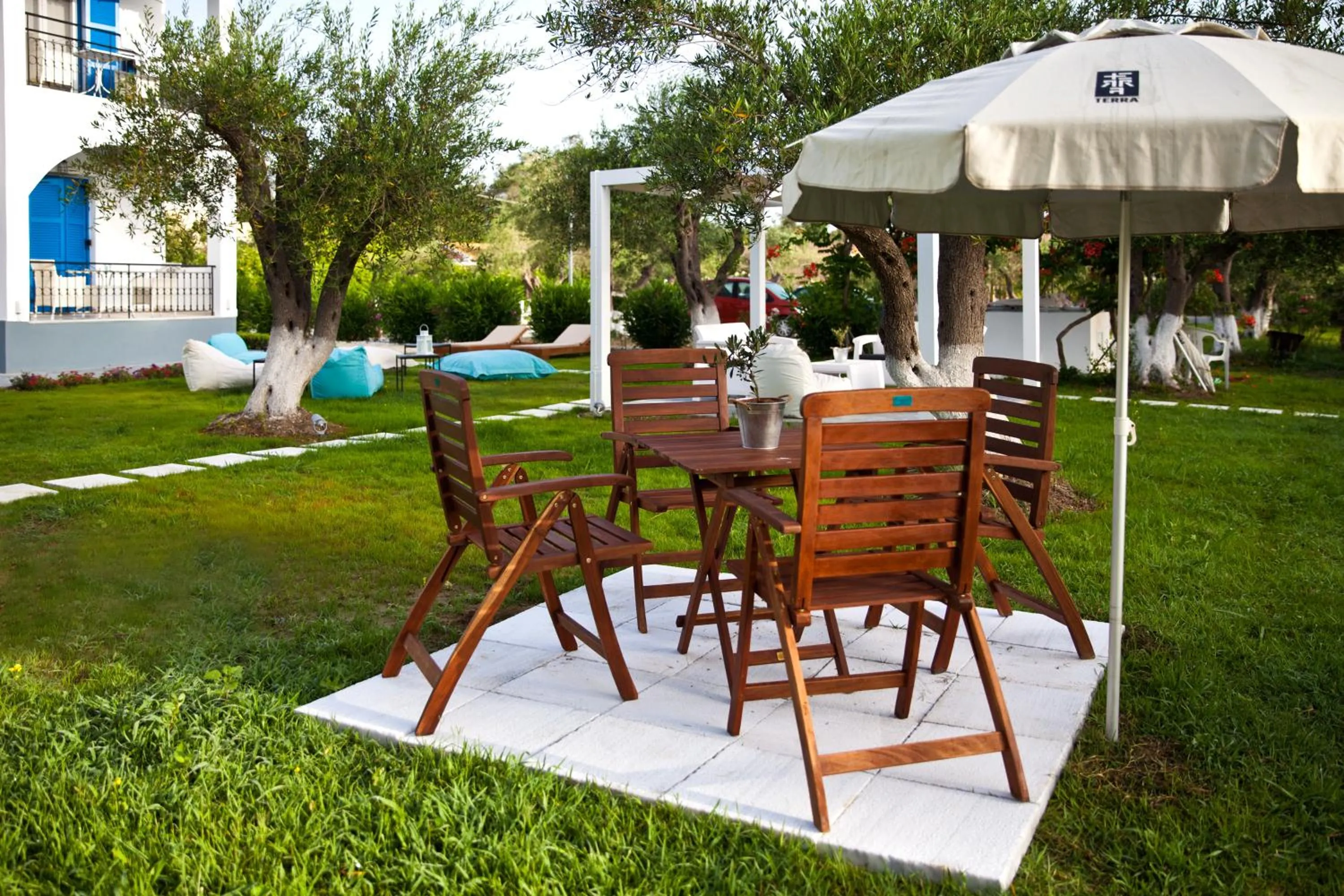 Balcony/Terrace in Sun 'n Chill, Boutique Apartments & Beach Villa