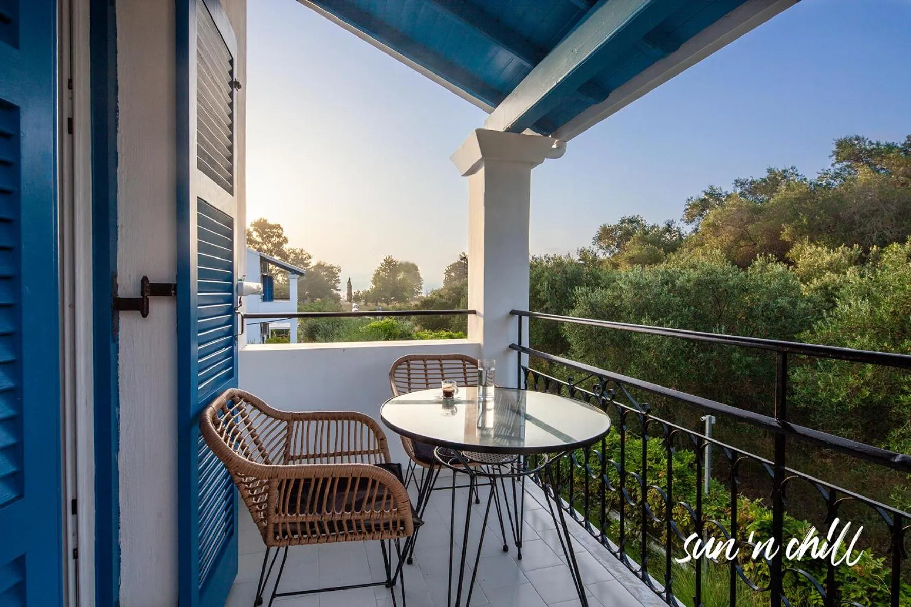 Garden view in Sun 'n Chill, Boutique Apartments & Beach Villa