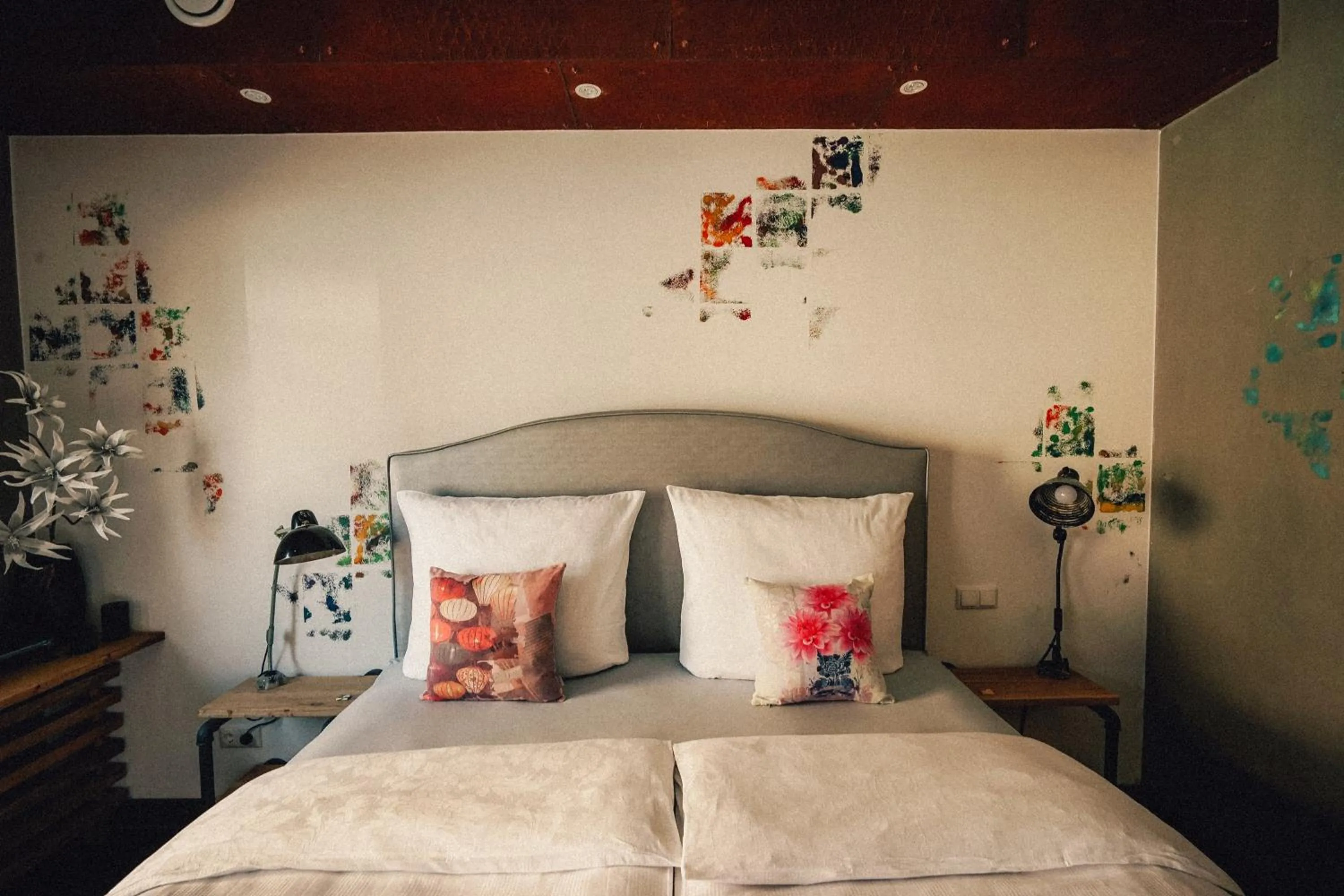 Bed in 36 Phô Cô Hotel & Suites