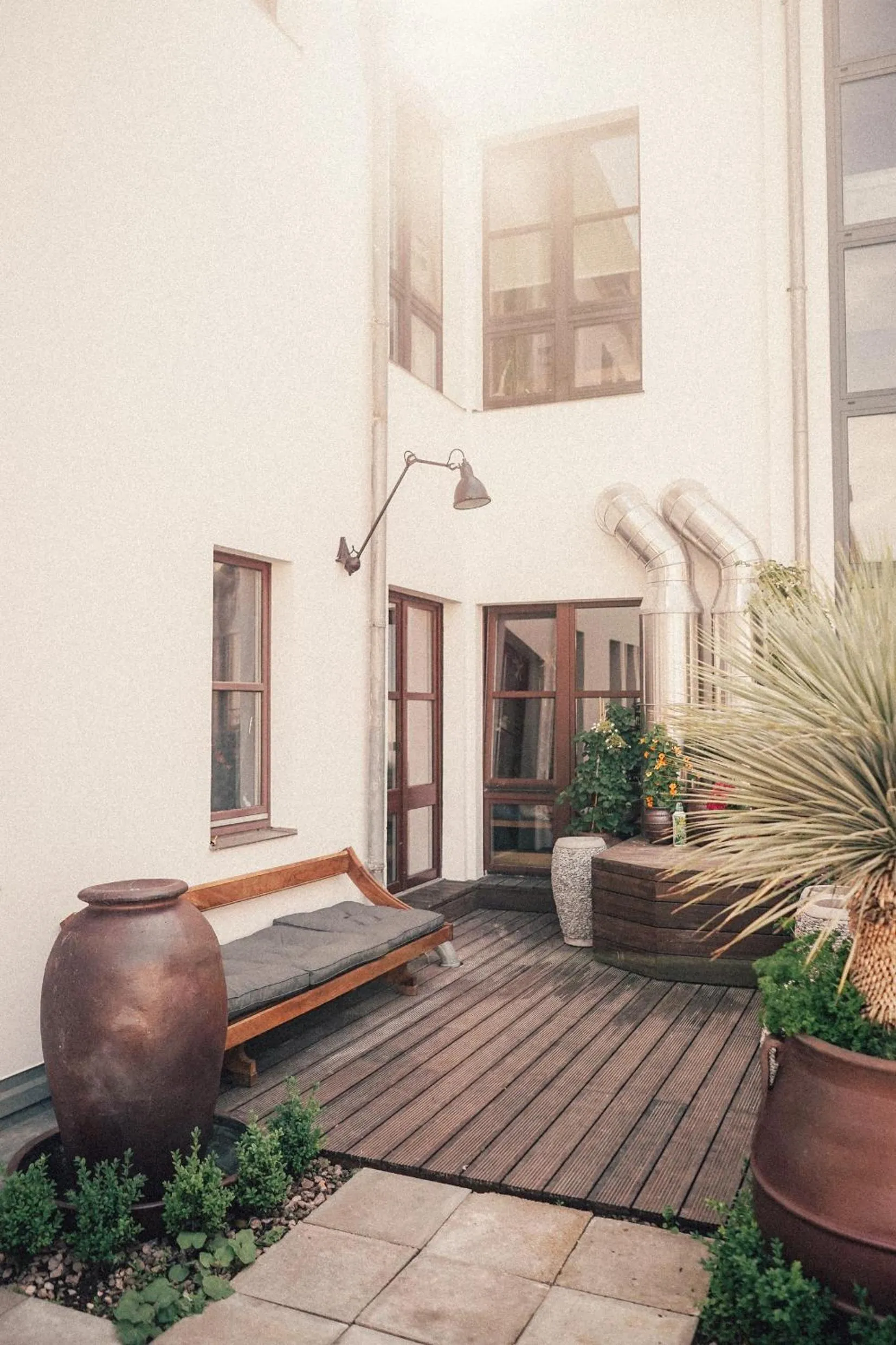 Patio in 36 Phô Cô Hotel & Suites