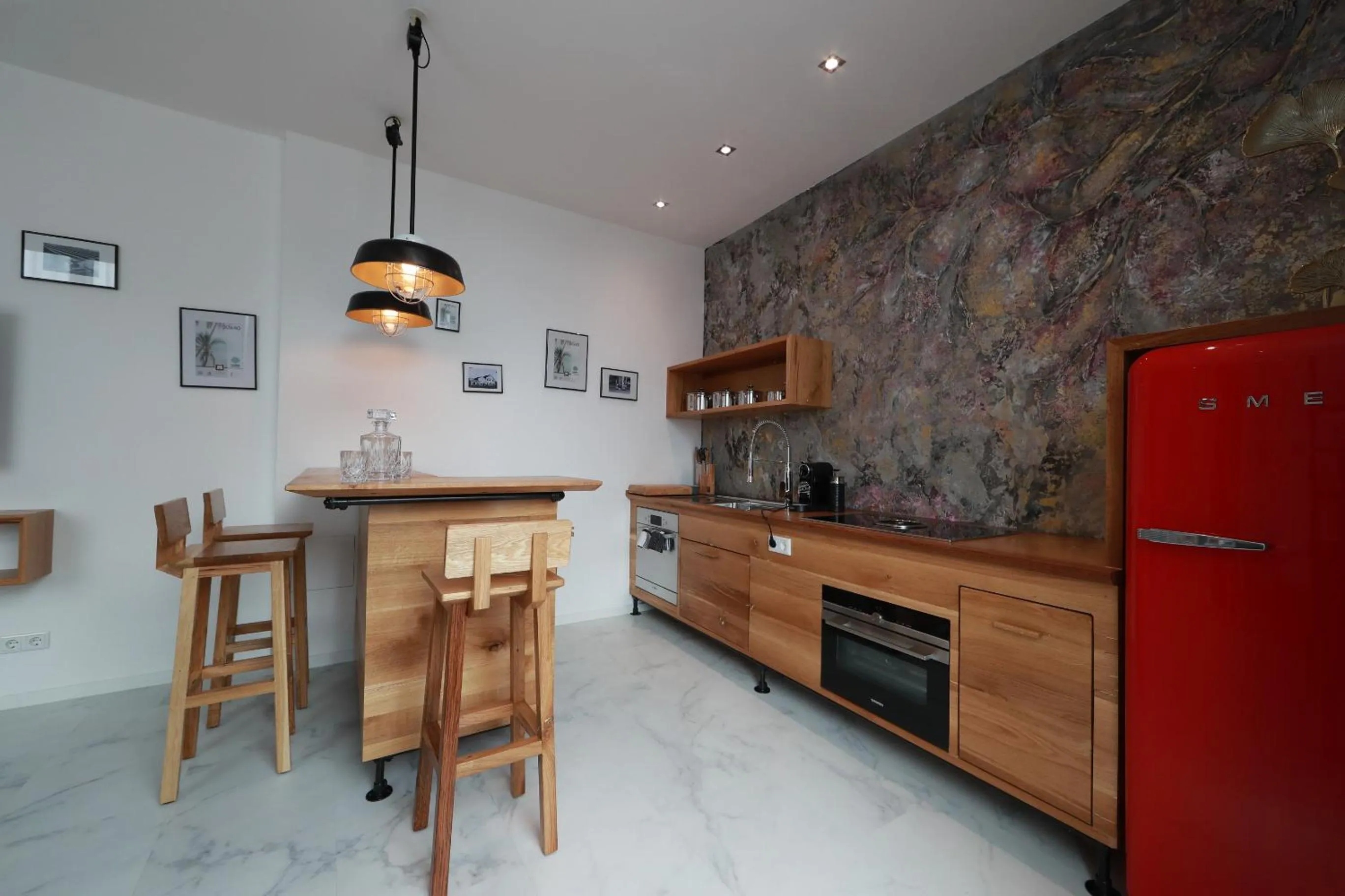 Kitchen or kitchenette in 36 Phô Cô Hotel & Suites