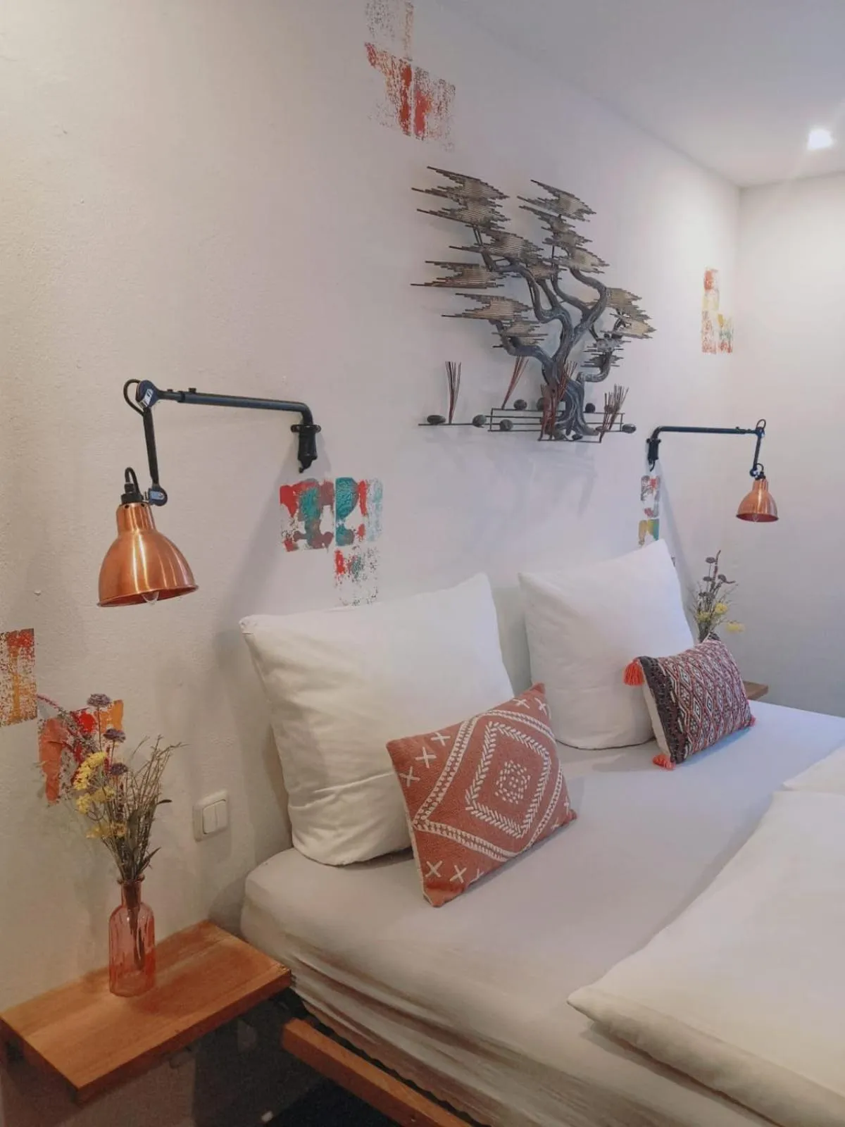 Bed in 36 Phô Cô Hotel & Suites