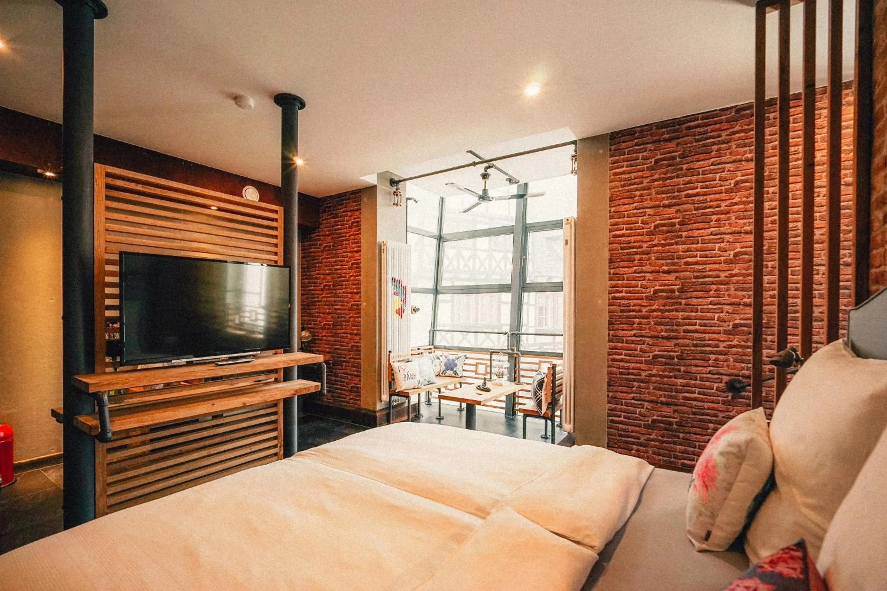 Bed in 36 Phô Cô Hotel & Suites