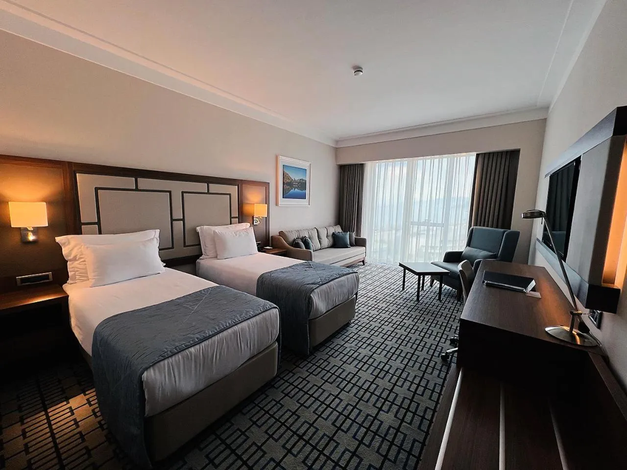 View (from property/room), Bed in Ramada Plaza by Wyndham Rize