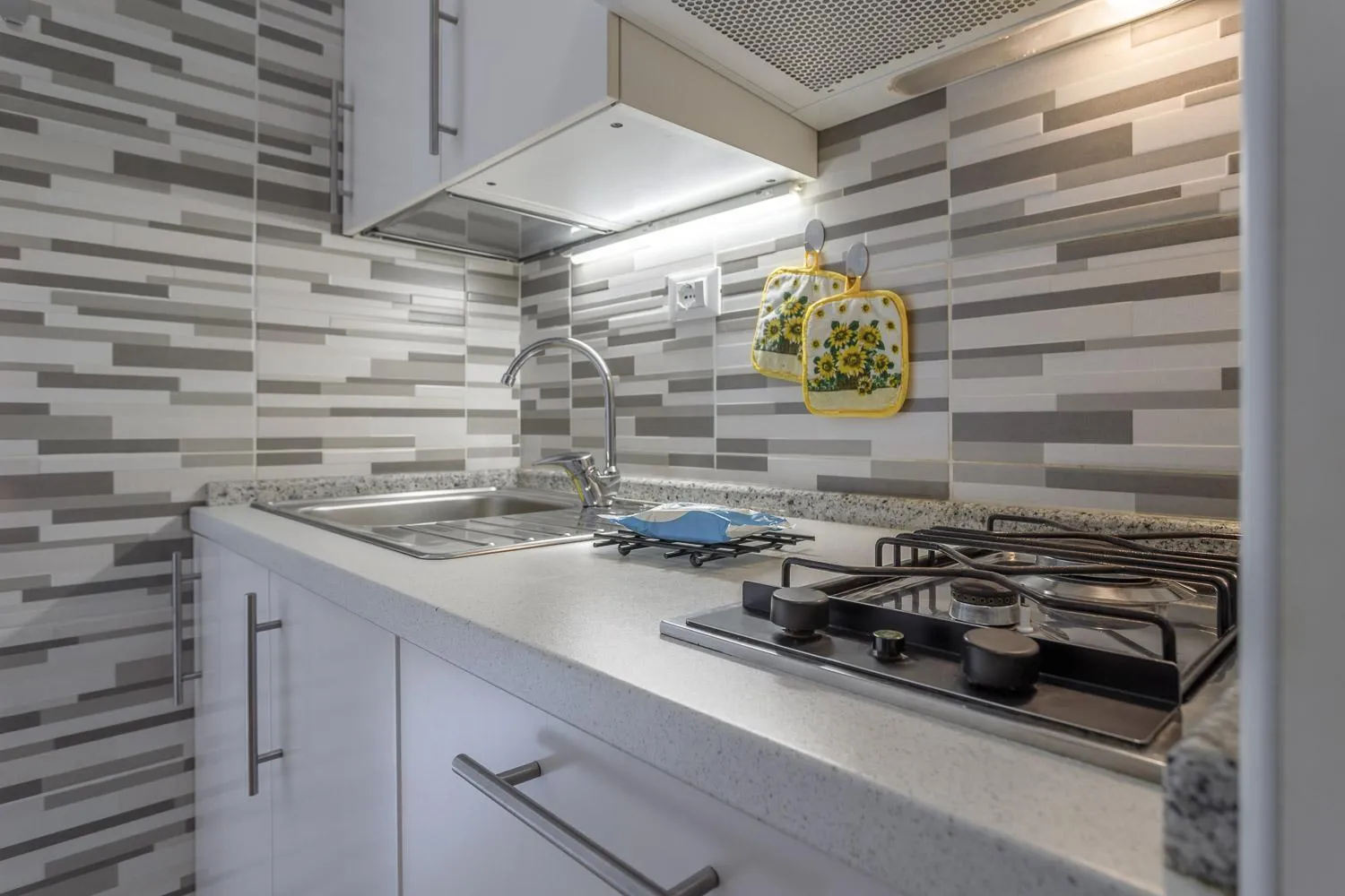 Kitchen or kitchenette in Residence Villa Alda