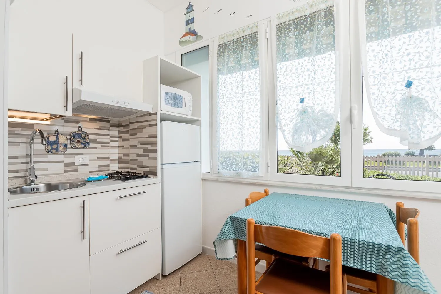 Kitchen or kitchenette in Residence Villa Alda