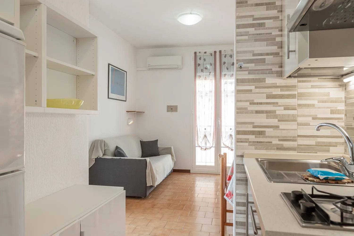 Kitchen or kitchenette in Residence Villa Alda