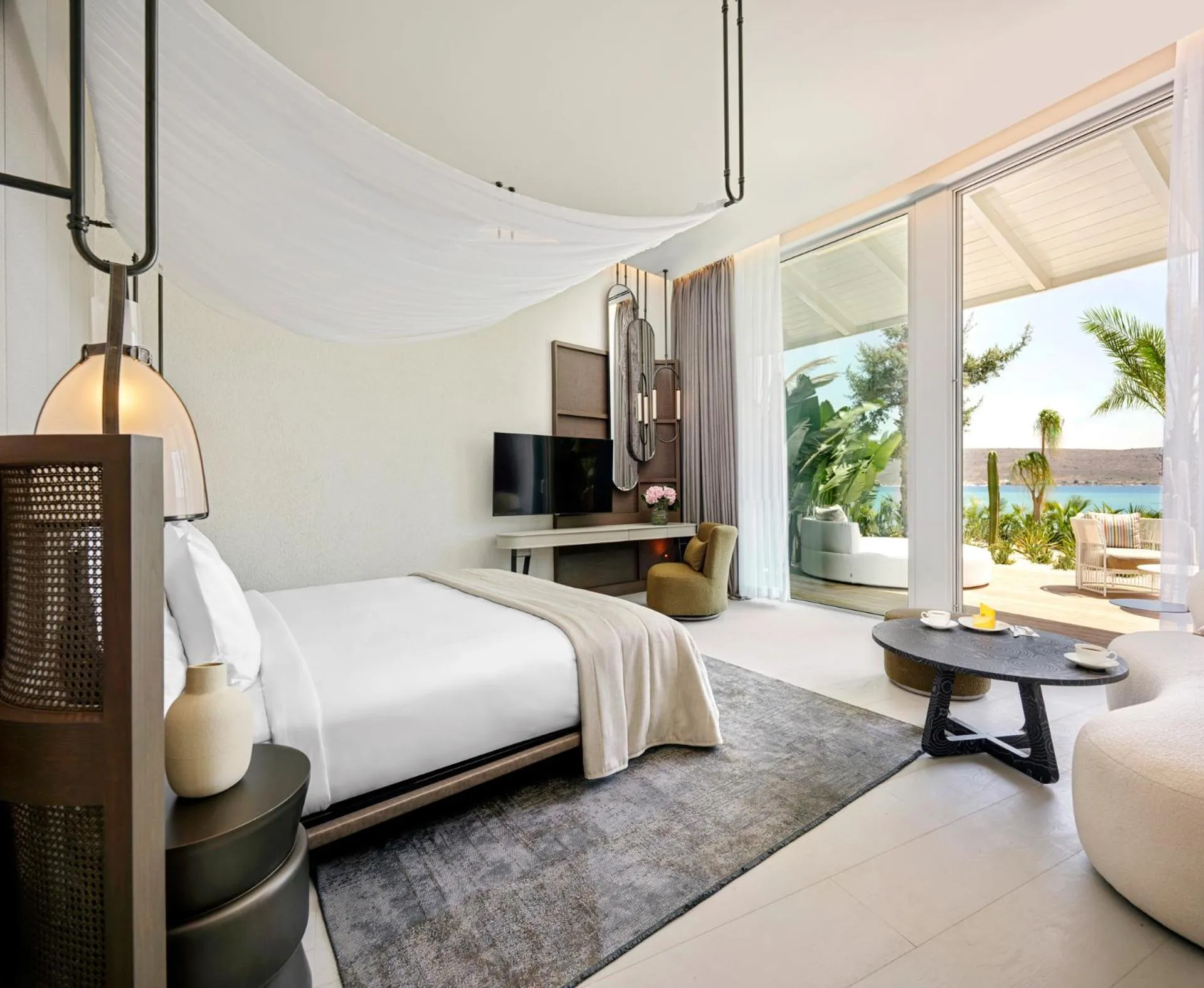 Bedroom, Bed in Biblos Resort Alaçatı