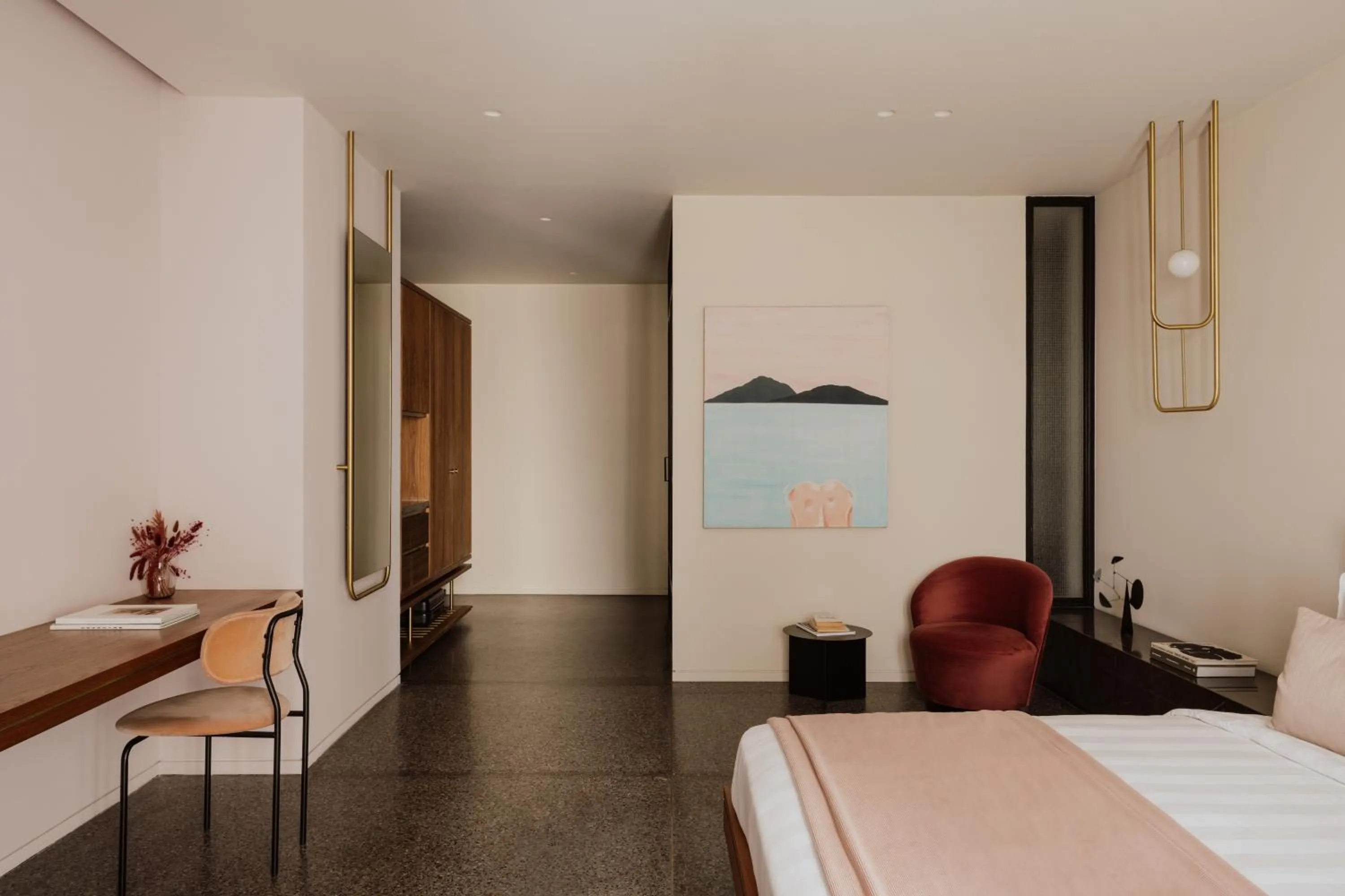 Bed in Perianth Hotel, a Member of Design Hotels