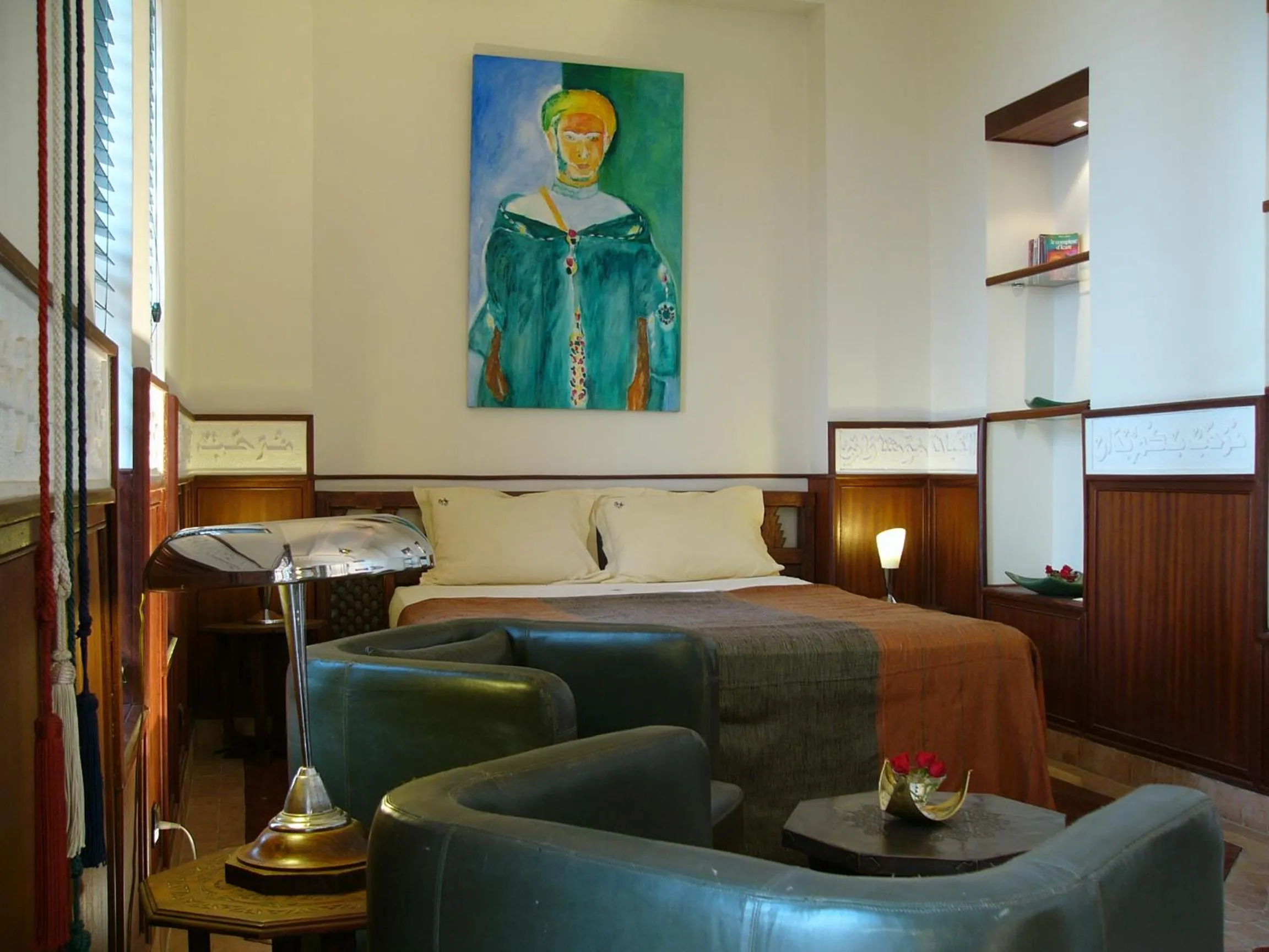 Bedroom in Riad Moucharabieh Matisse