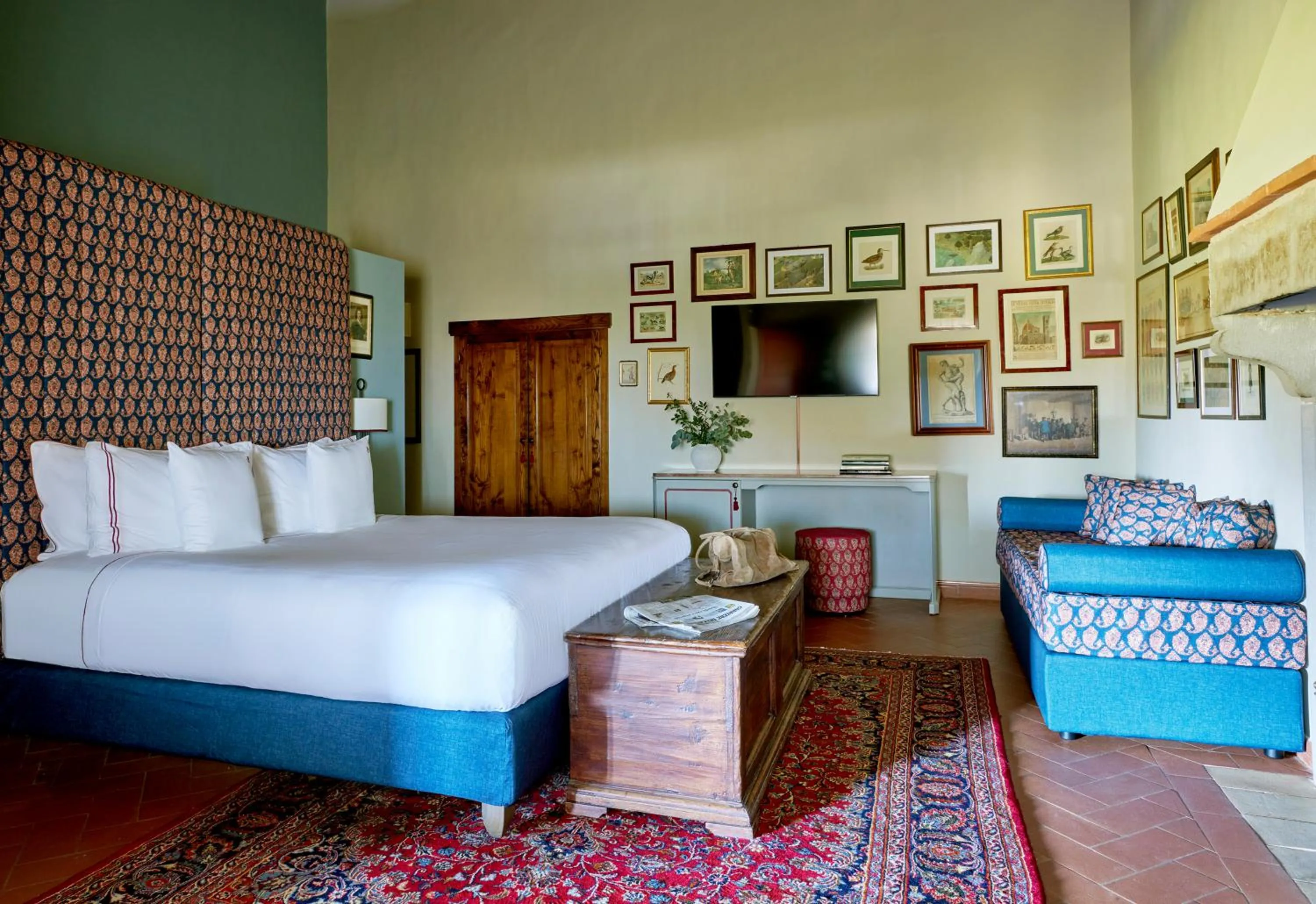 Bed in Tenuta di Artimino member of Meliá Collection Wine Resort