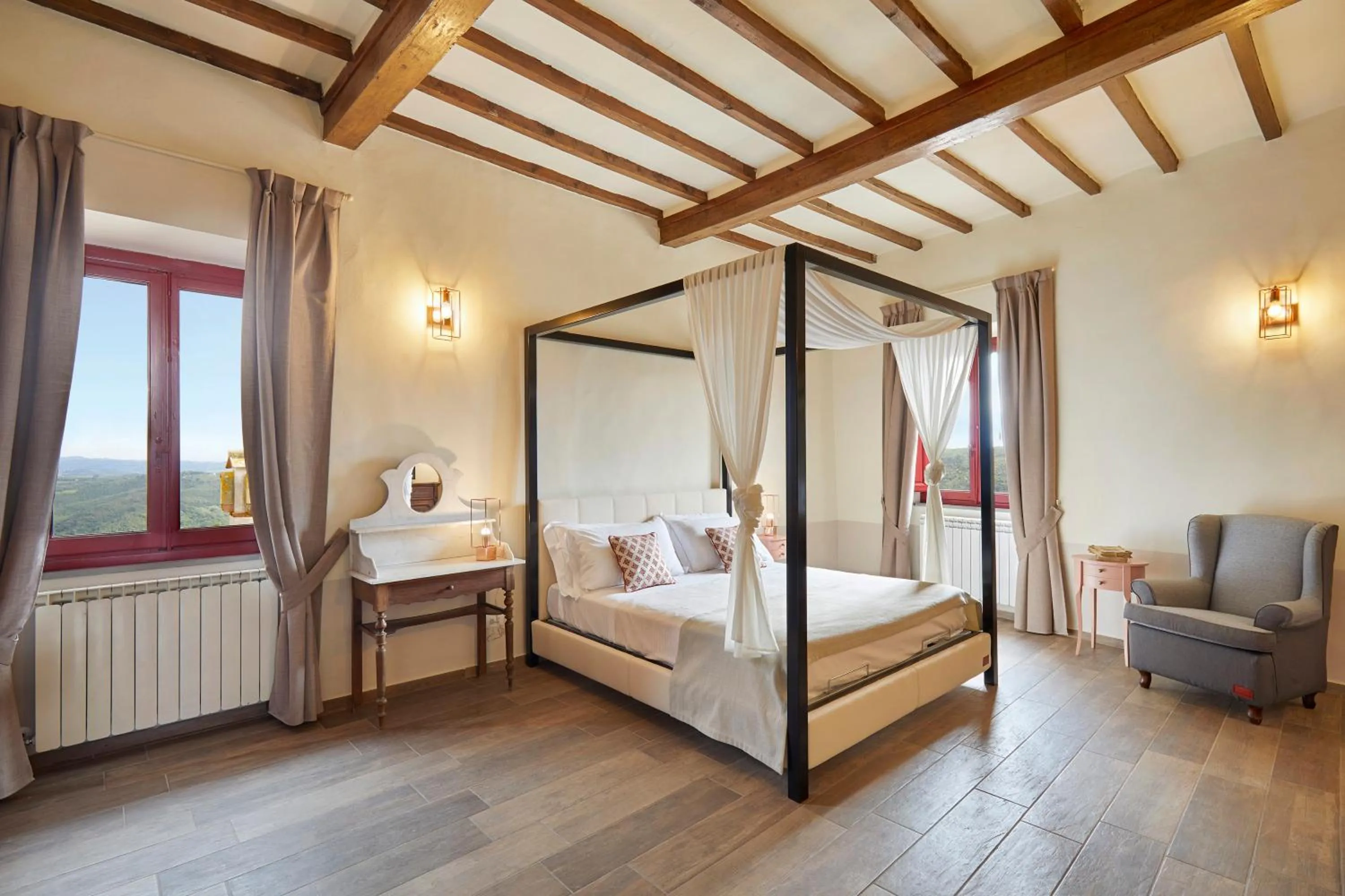 Bed in Tenuta di Artimino member of Meliá Collection Wine Resort