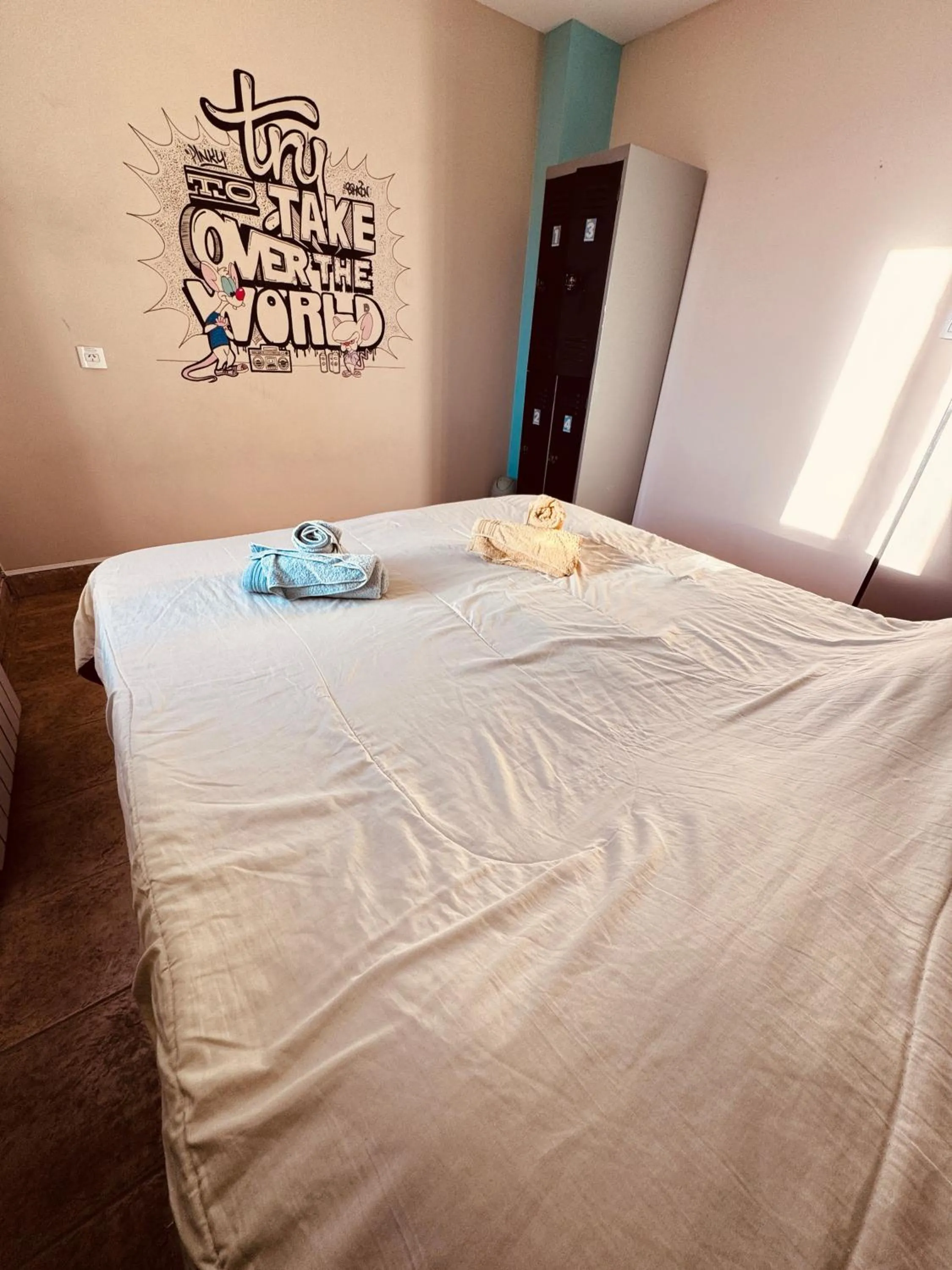 Bed in Cabañas y Hostel I Keu Ken