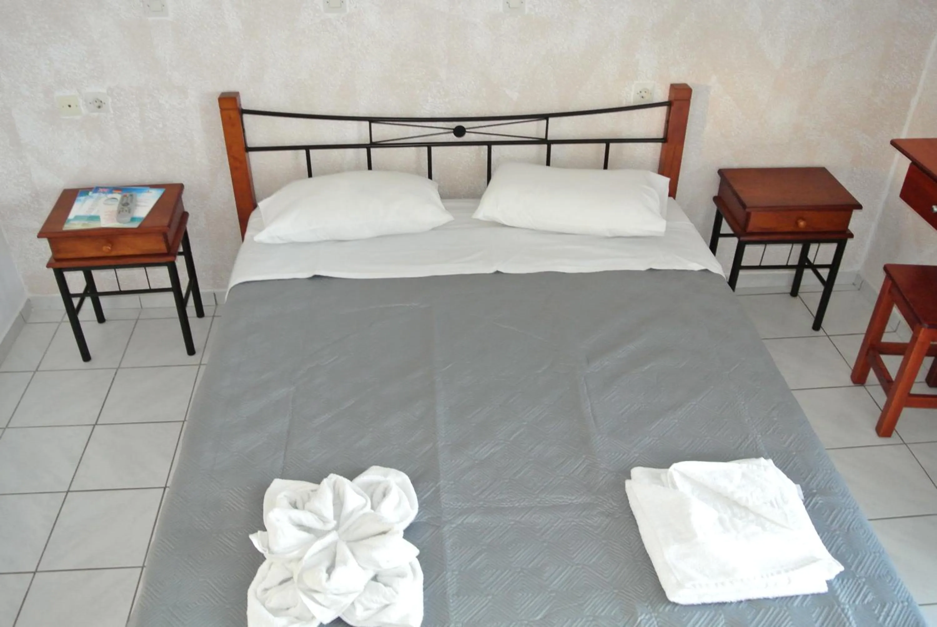Bed in Kokalakis Hotel