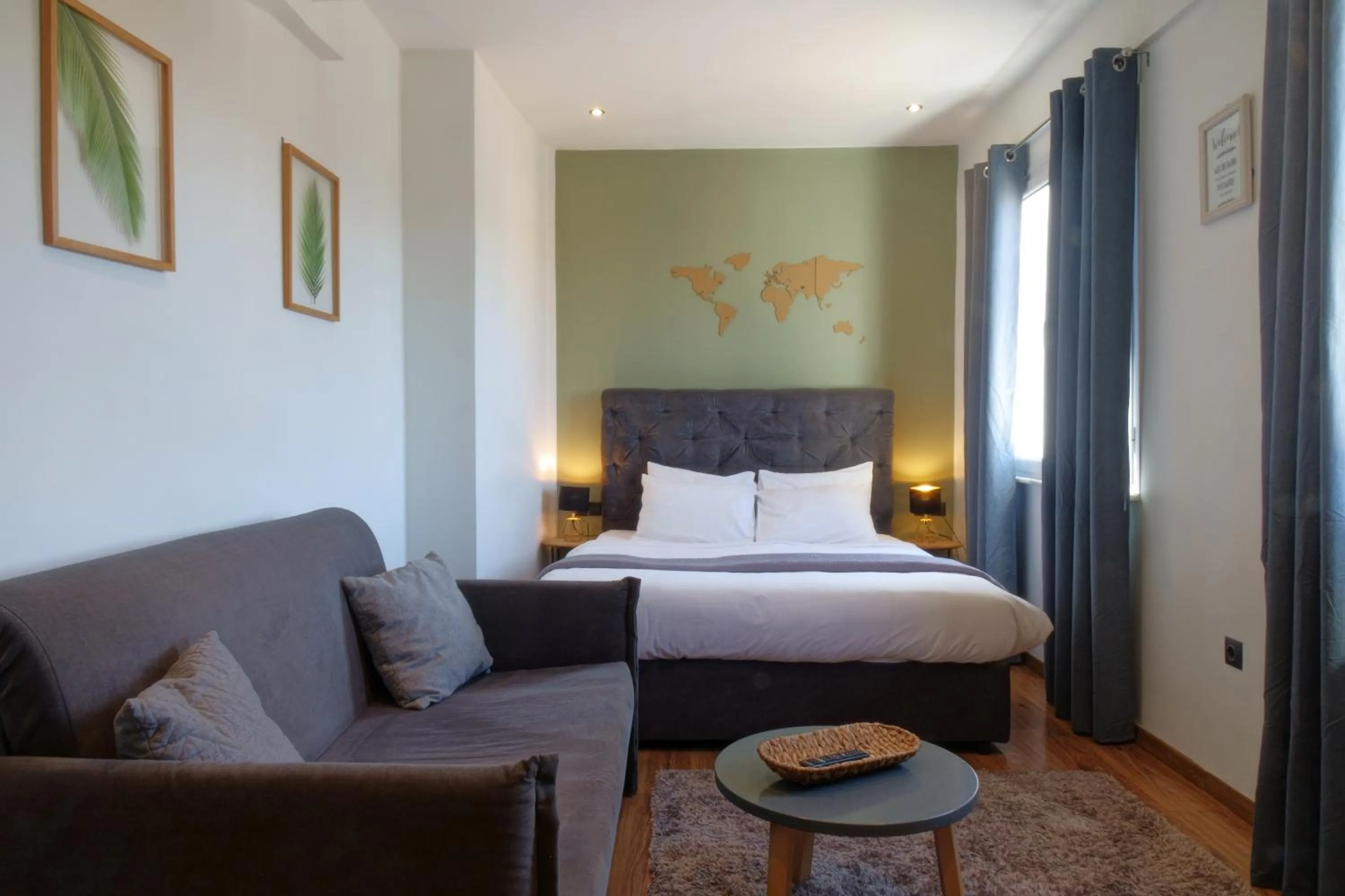 Bed in The Athens Version Luxury Suites