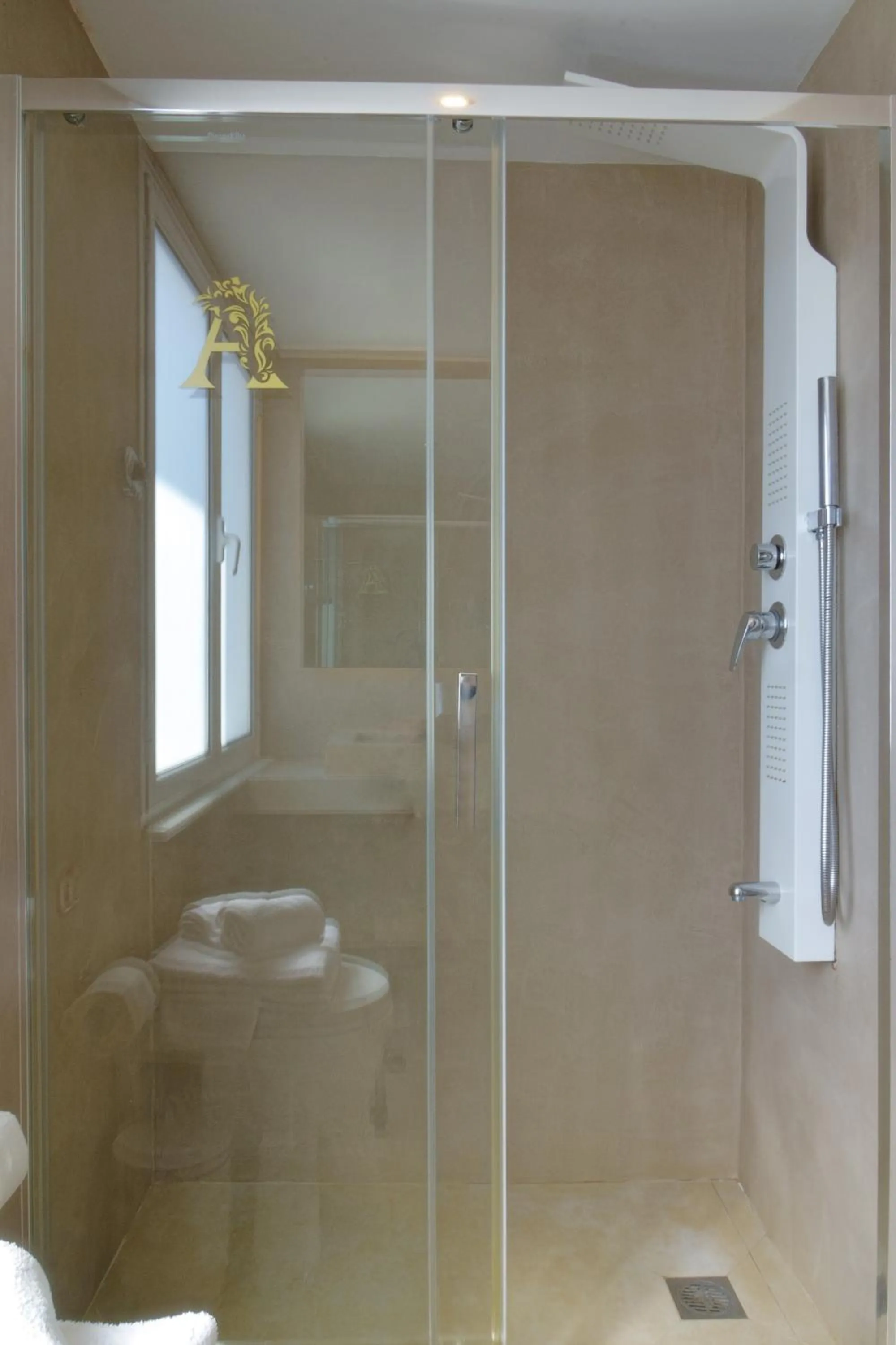 Shower in The Athens Version Luxury Suites