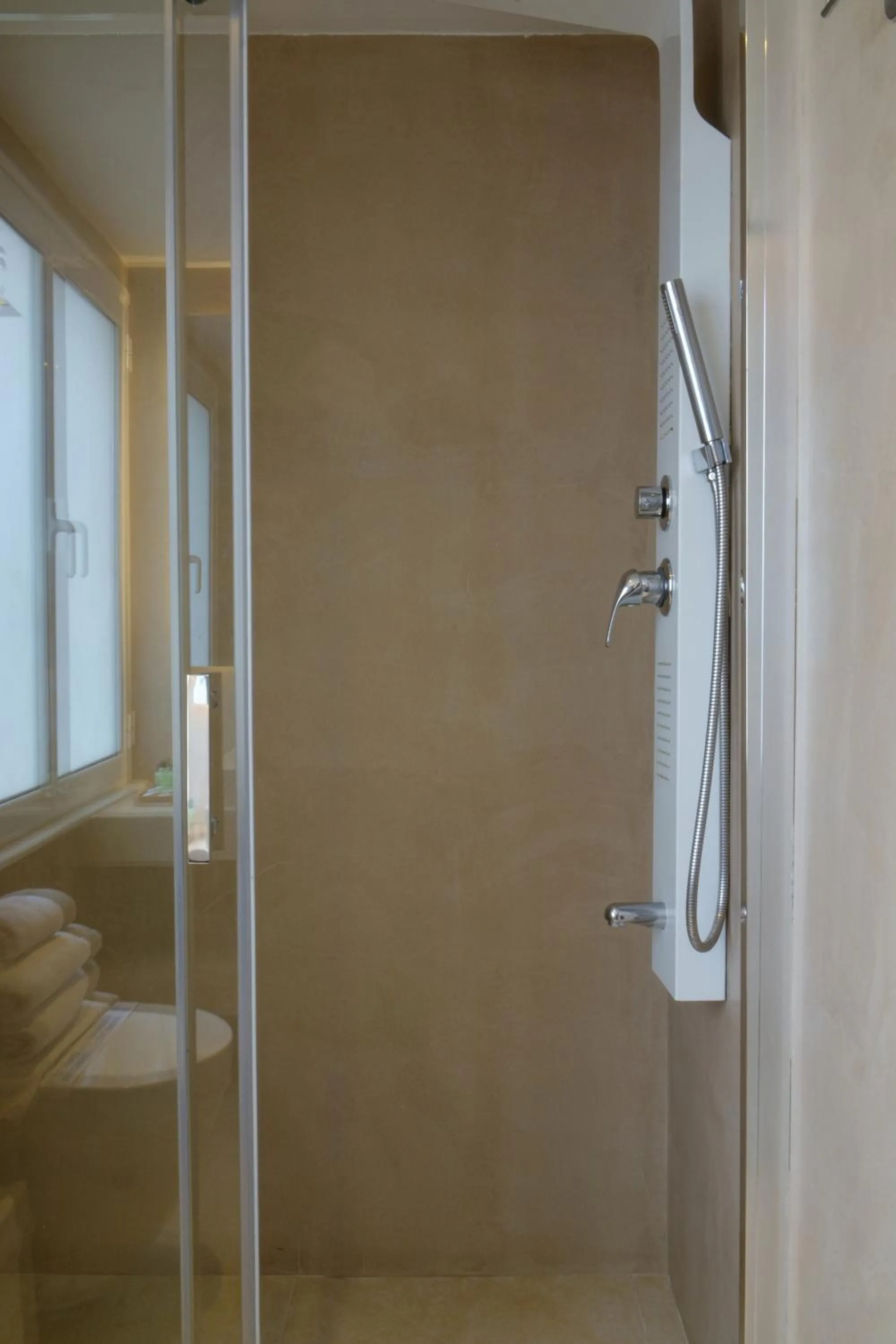 Shower in The Athens Version Luxury Suites