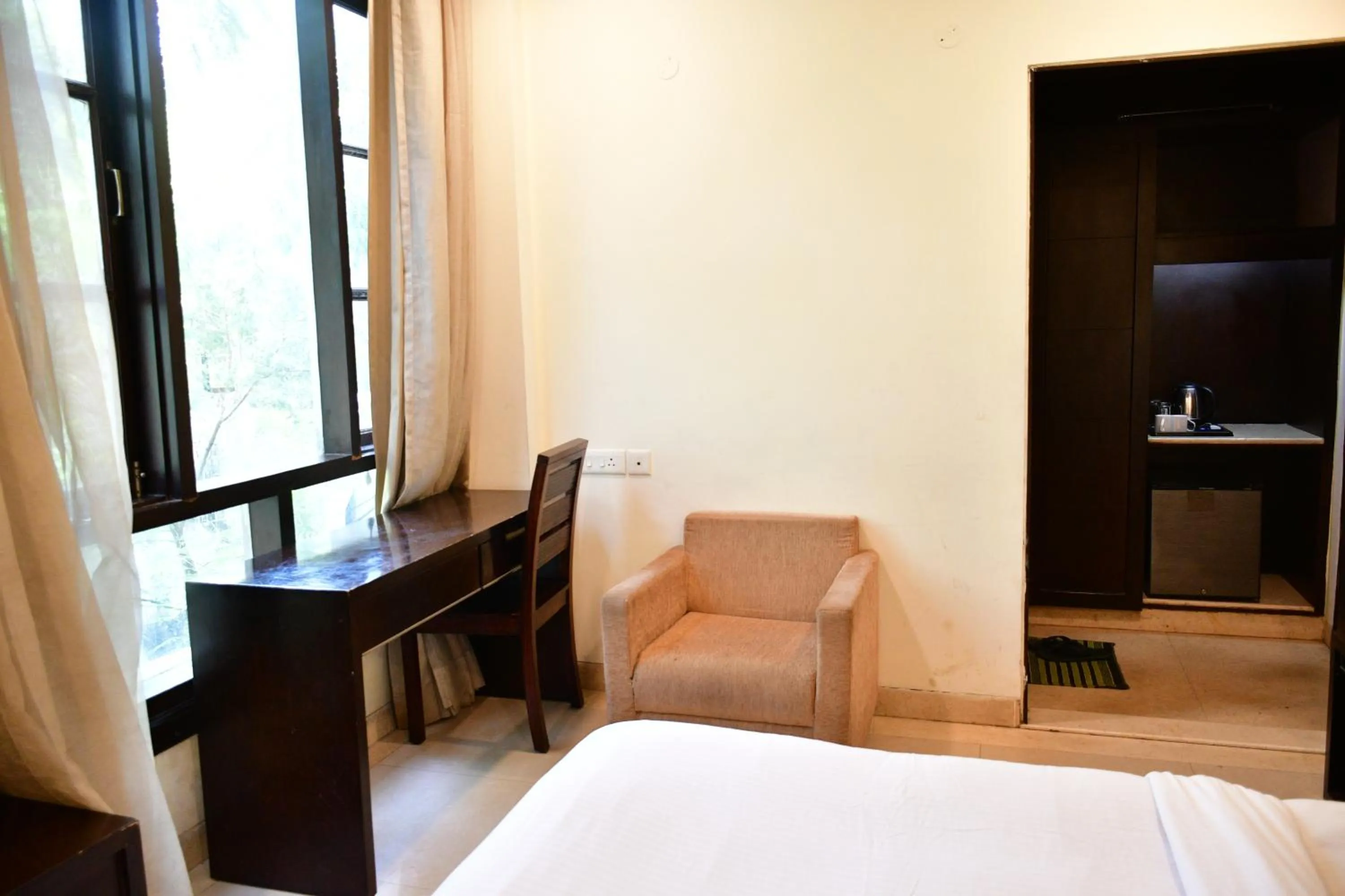 Living room, Bed in Hotel The Orion