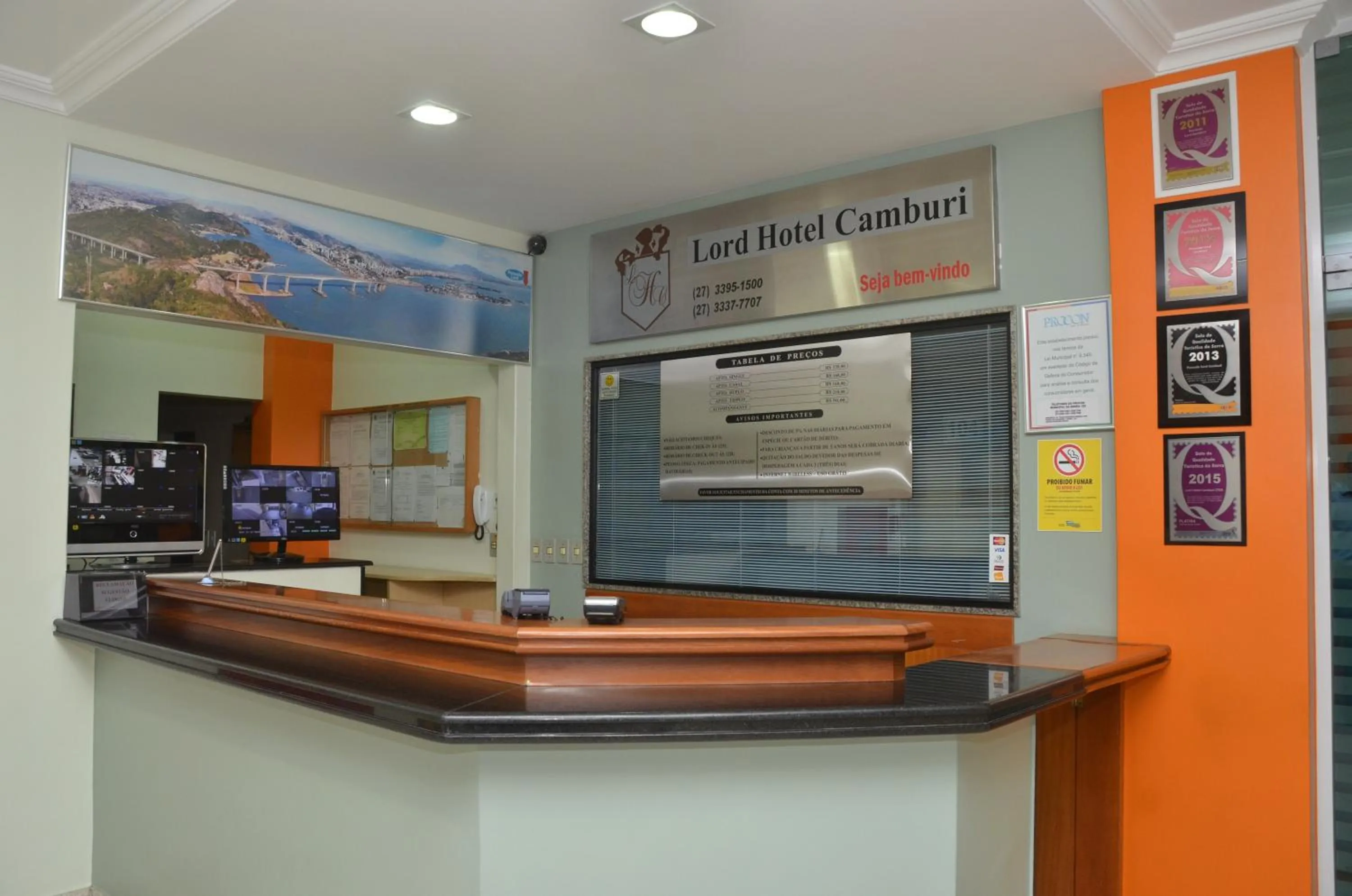 Lobby or reception in Lord Hotel Camburi