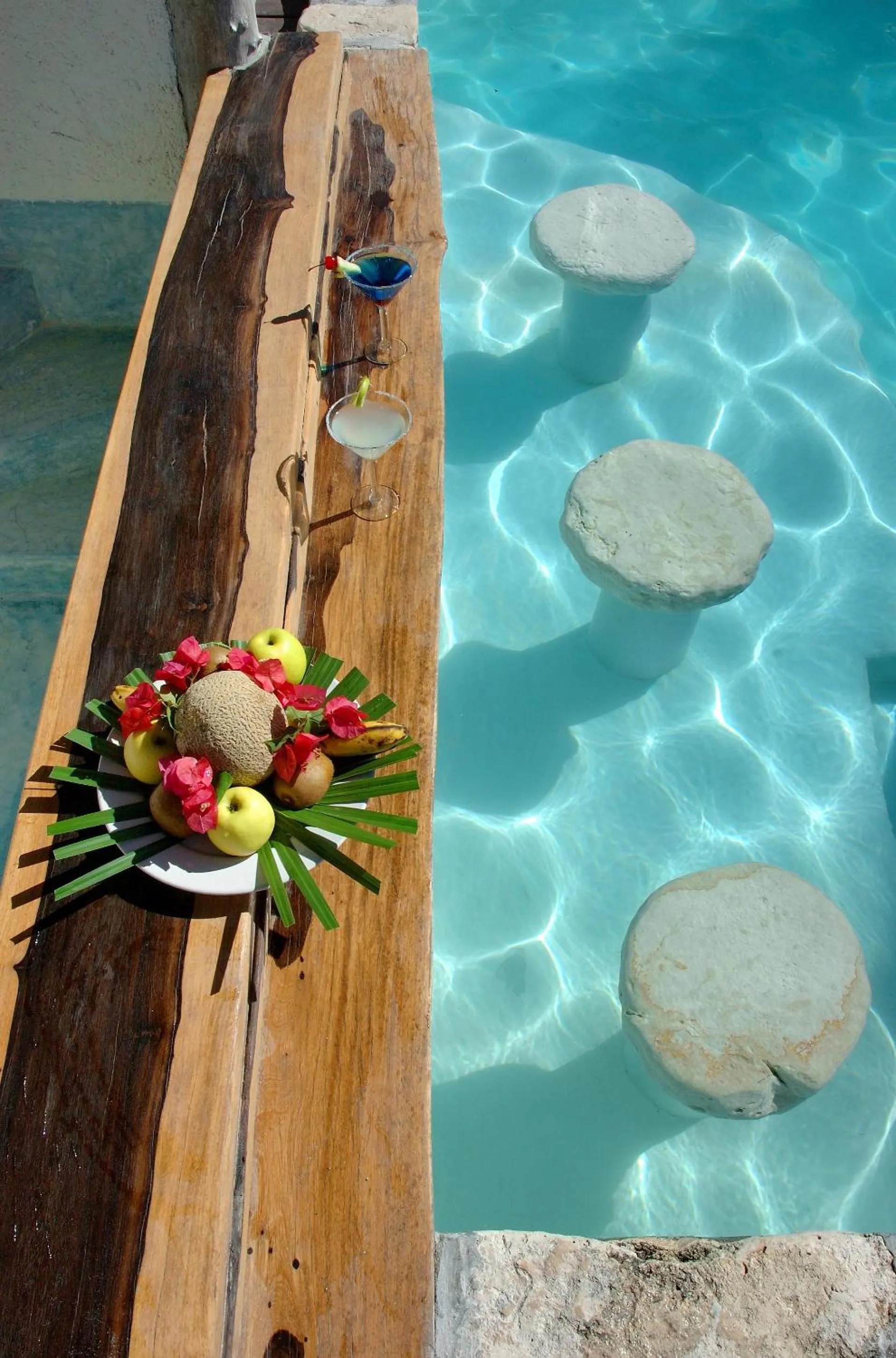 Pool view in Holbox by Xaloc