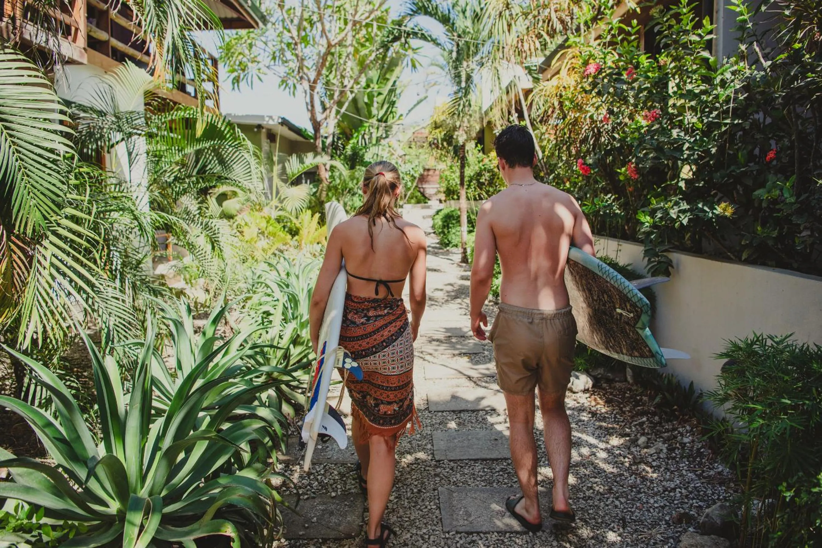 Patio in Nautilus Surf & Yoga Villas Santa Teresa
