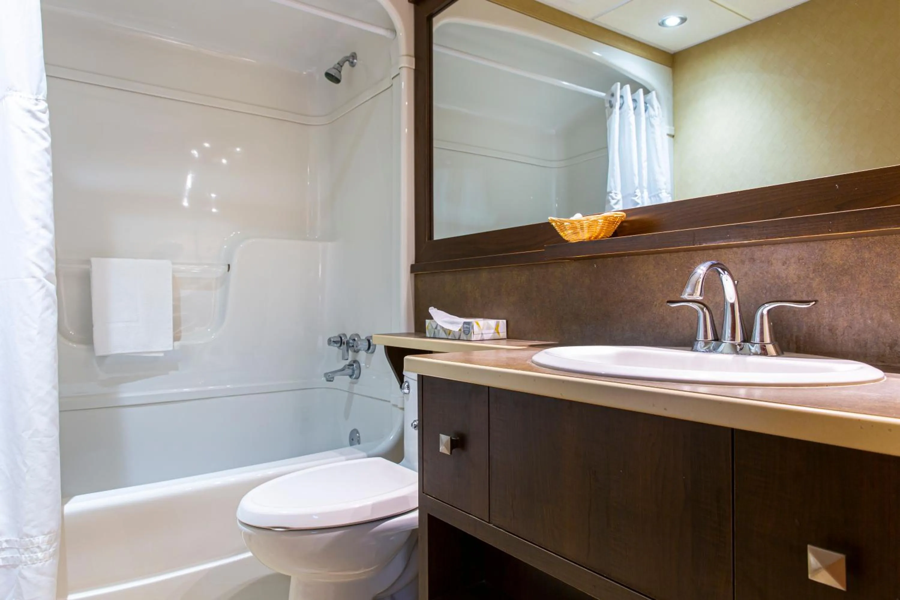 Shower in Hotel L'Oiseliere Montmagny