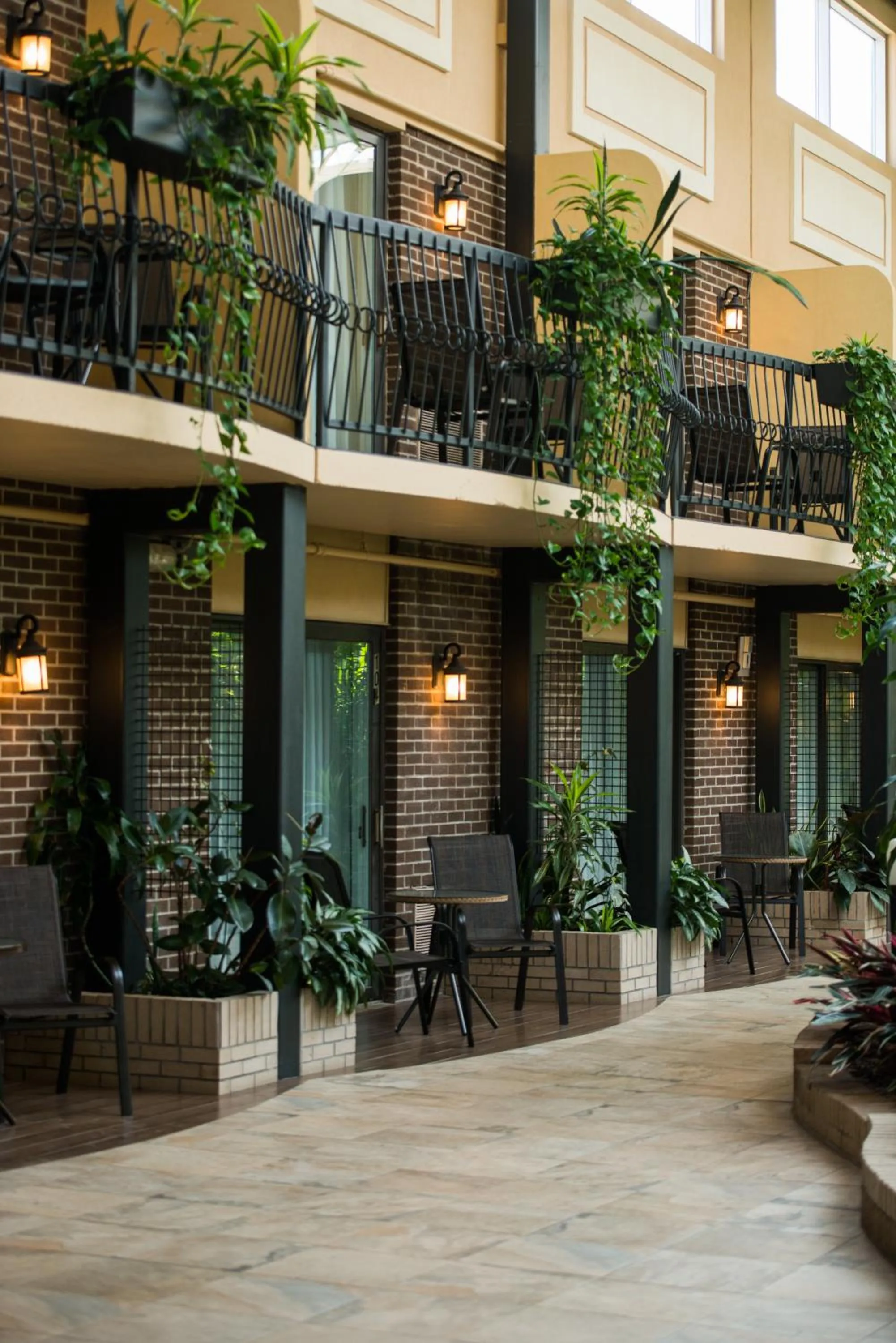Balcony/Terrace in Hotel L'Oiseliere Montmagny