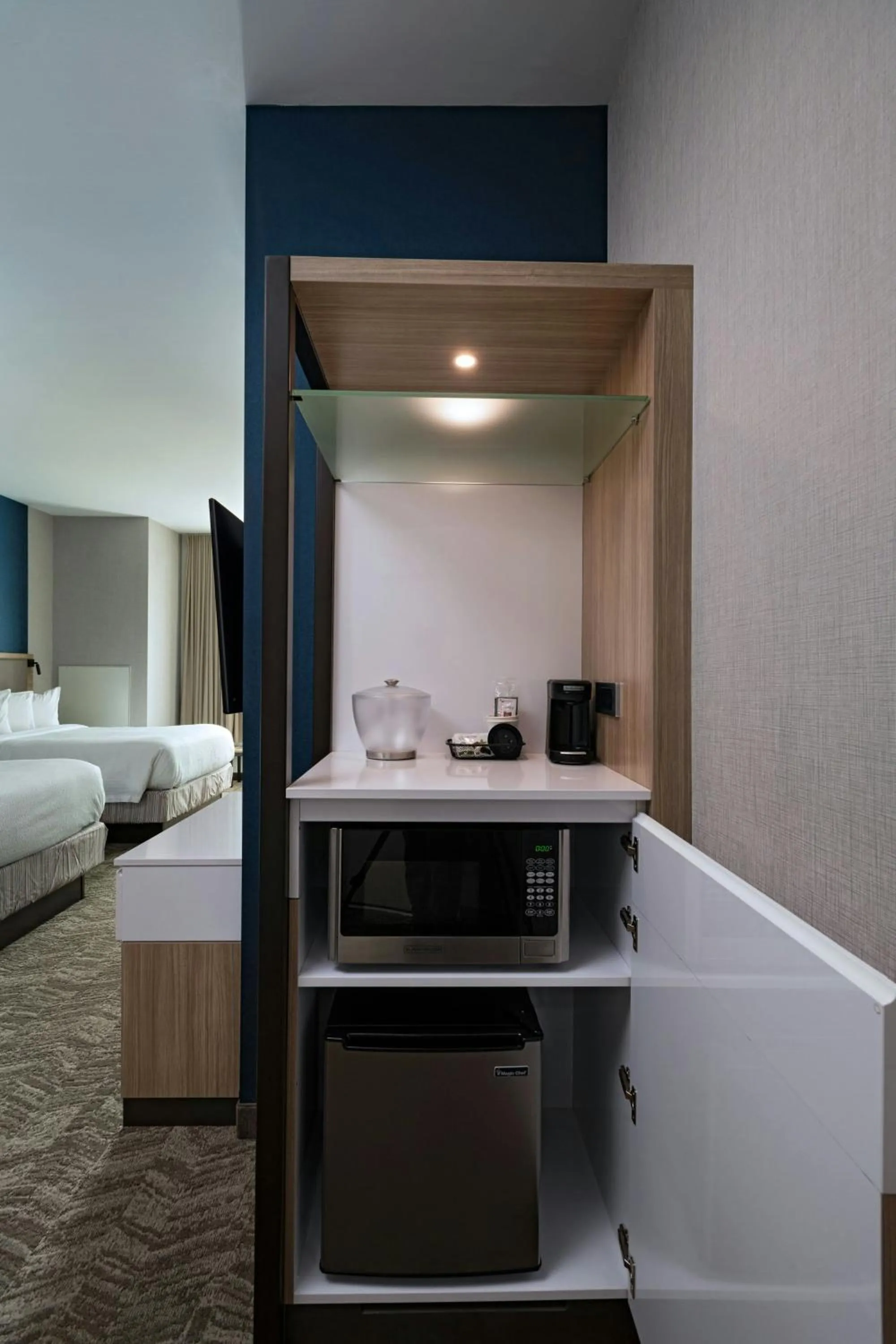 Photo of the whole room, Bed in SpringHill Suites Waco