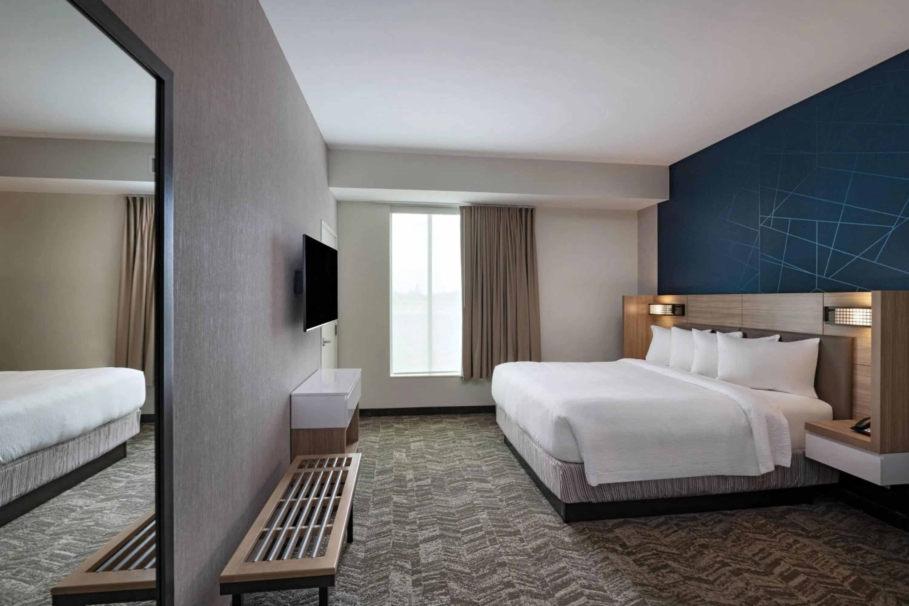 Bedroom, Bed in SpringHill Suites Waco