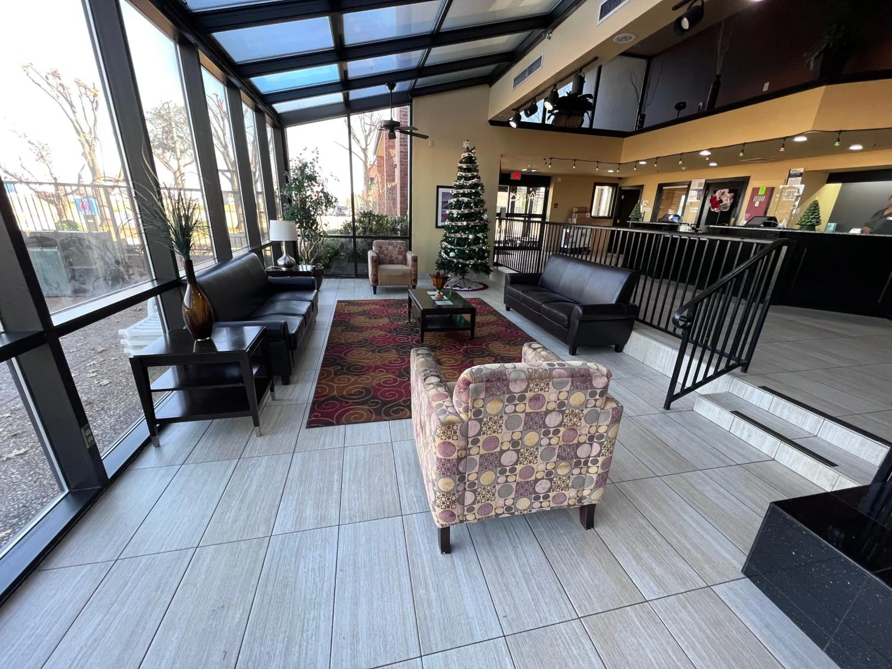 Lobby or reception in Motel 6 Oklahoma City OK Fairgrounds West