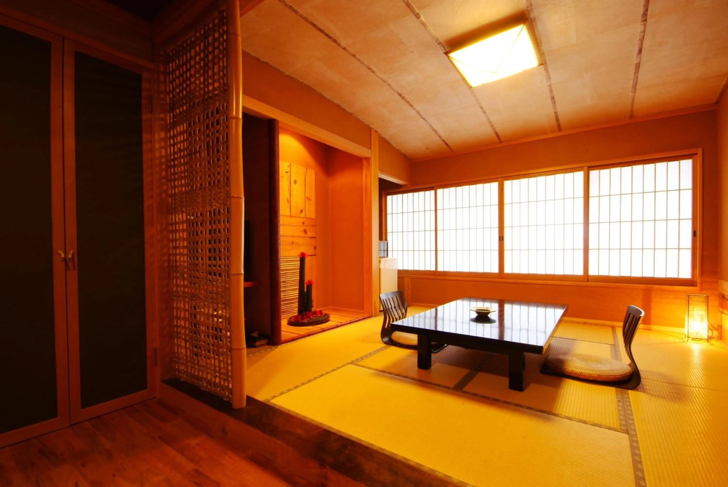 Photo of the whole room, Bed in Kinosaki Onsen Tajimaya