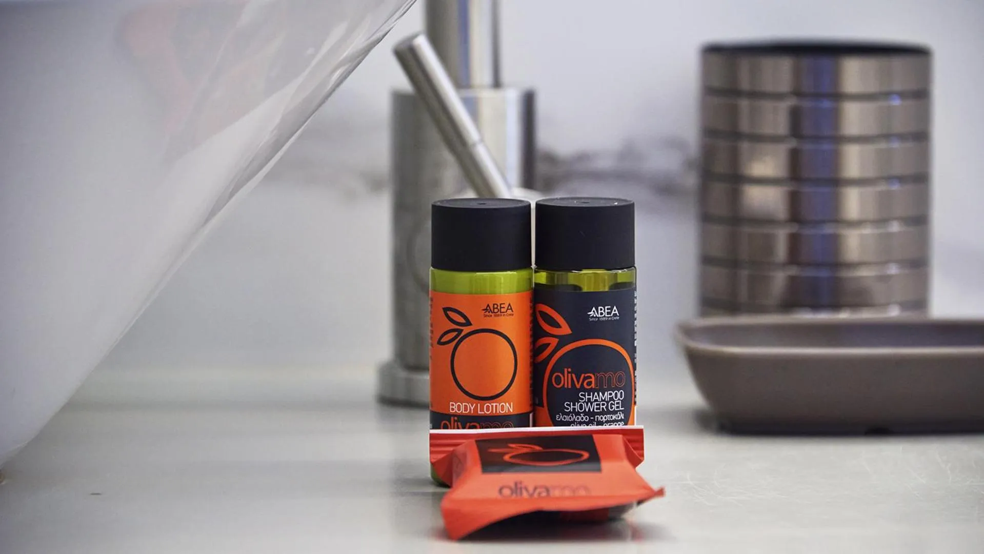 Bathroom in Klinakis Beach Hotel