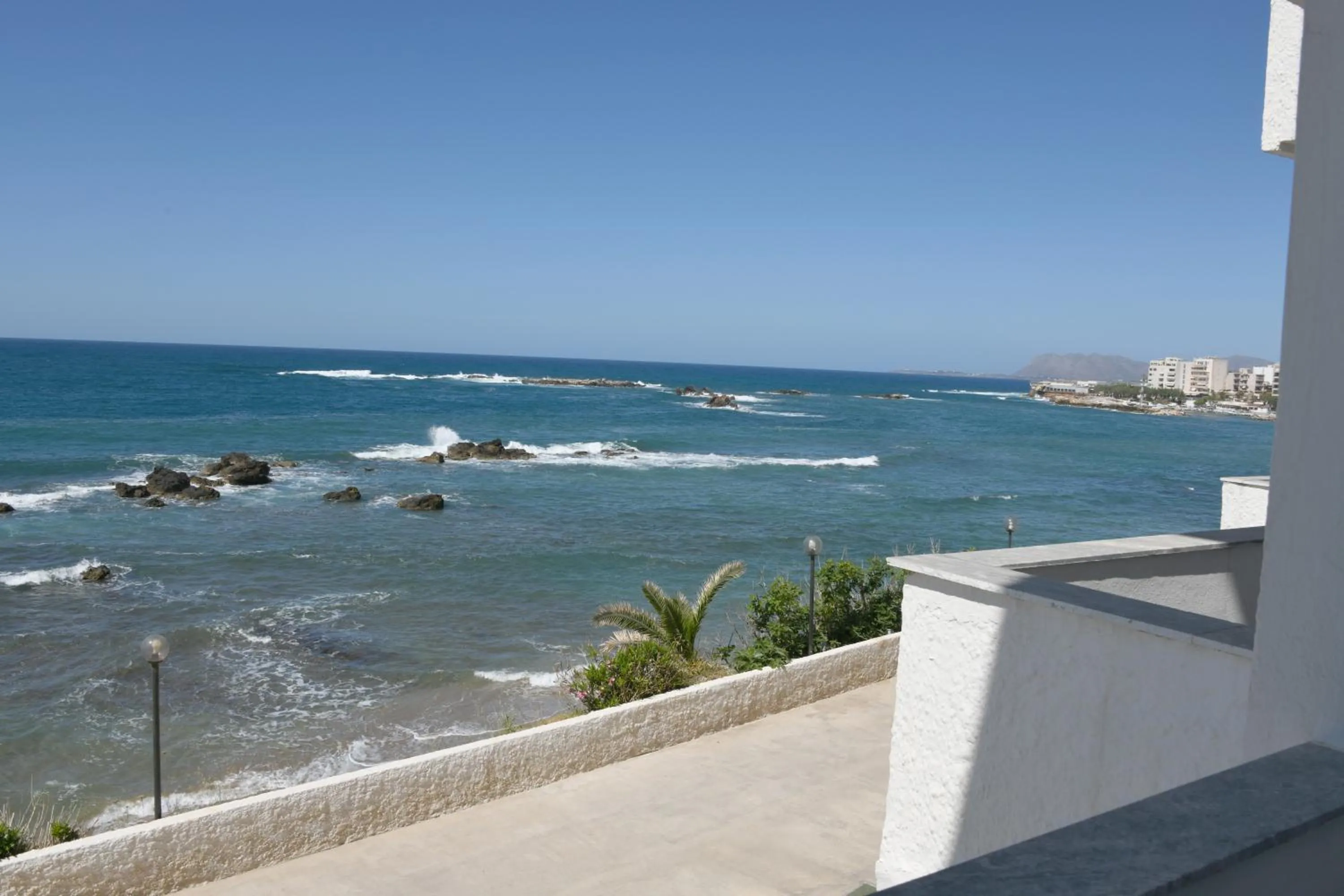 Balcony/Terrace in Klinakis Beach Hotel