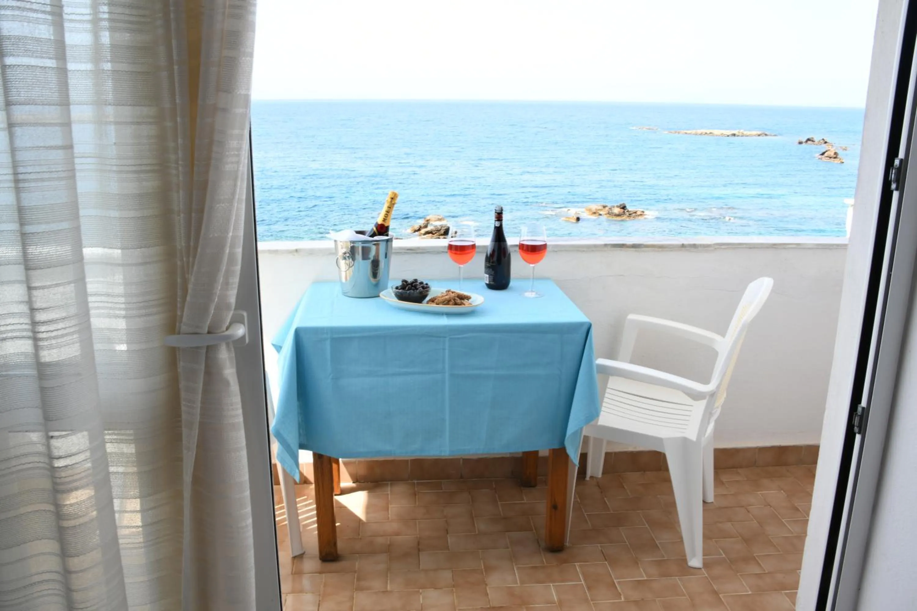 Balcony/Terrace in Klinakis Beach Hotel